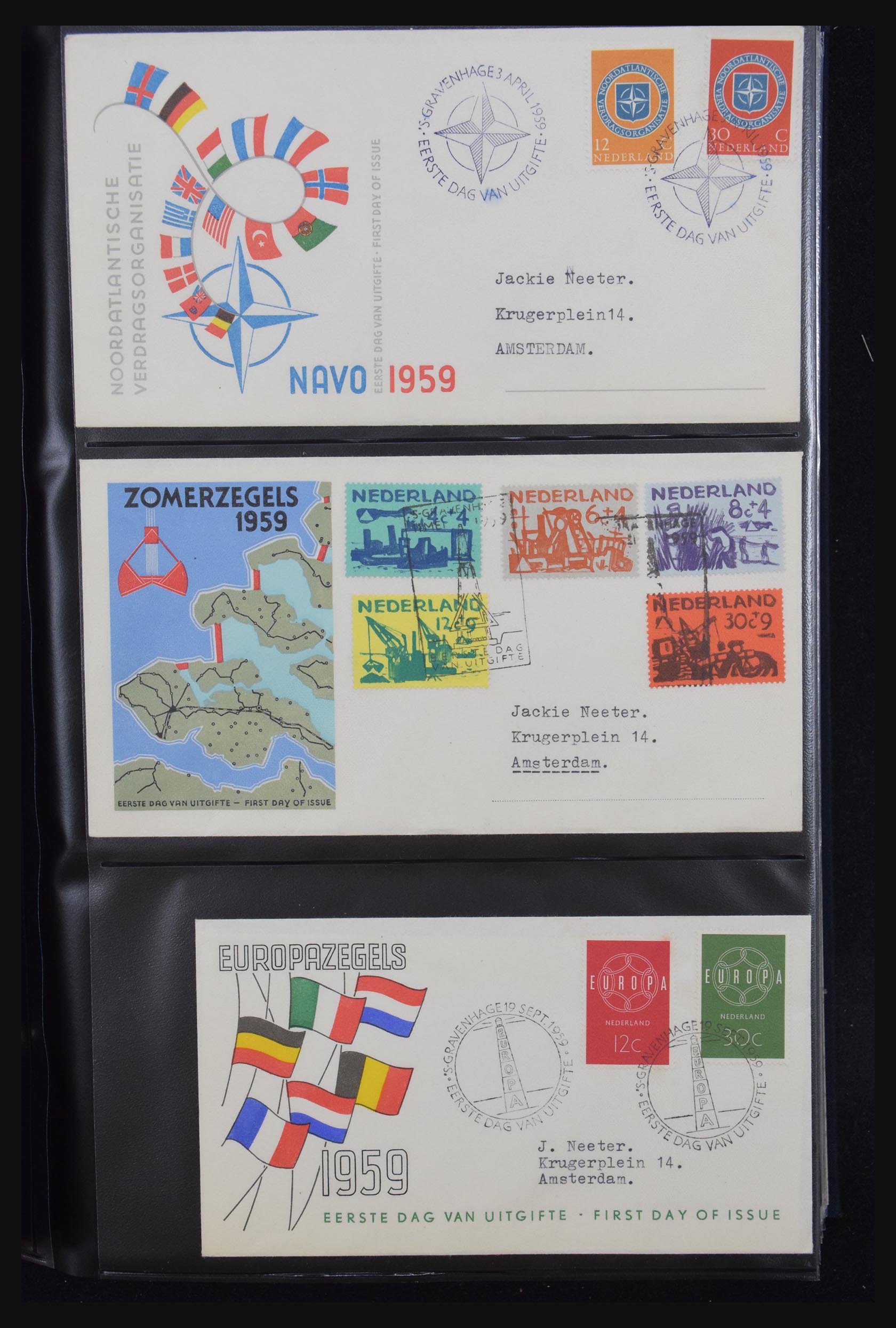 31301 013 - 31301 Nederland FDC's 1950-2006.