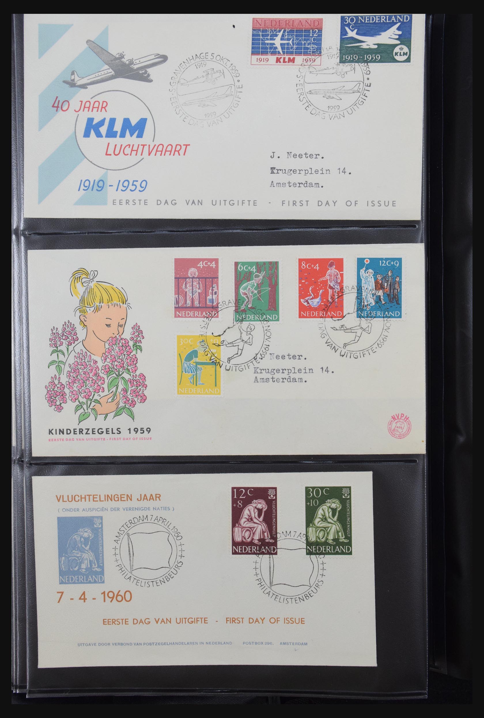 31301 014 - 31301 Nederland FDC's 1950-2006.