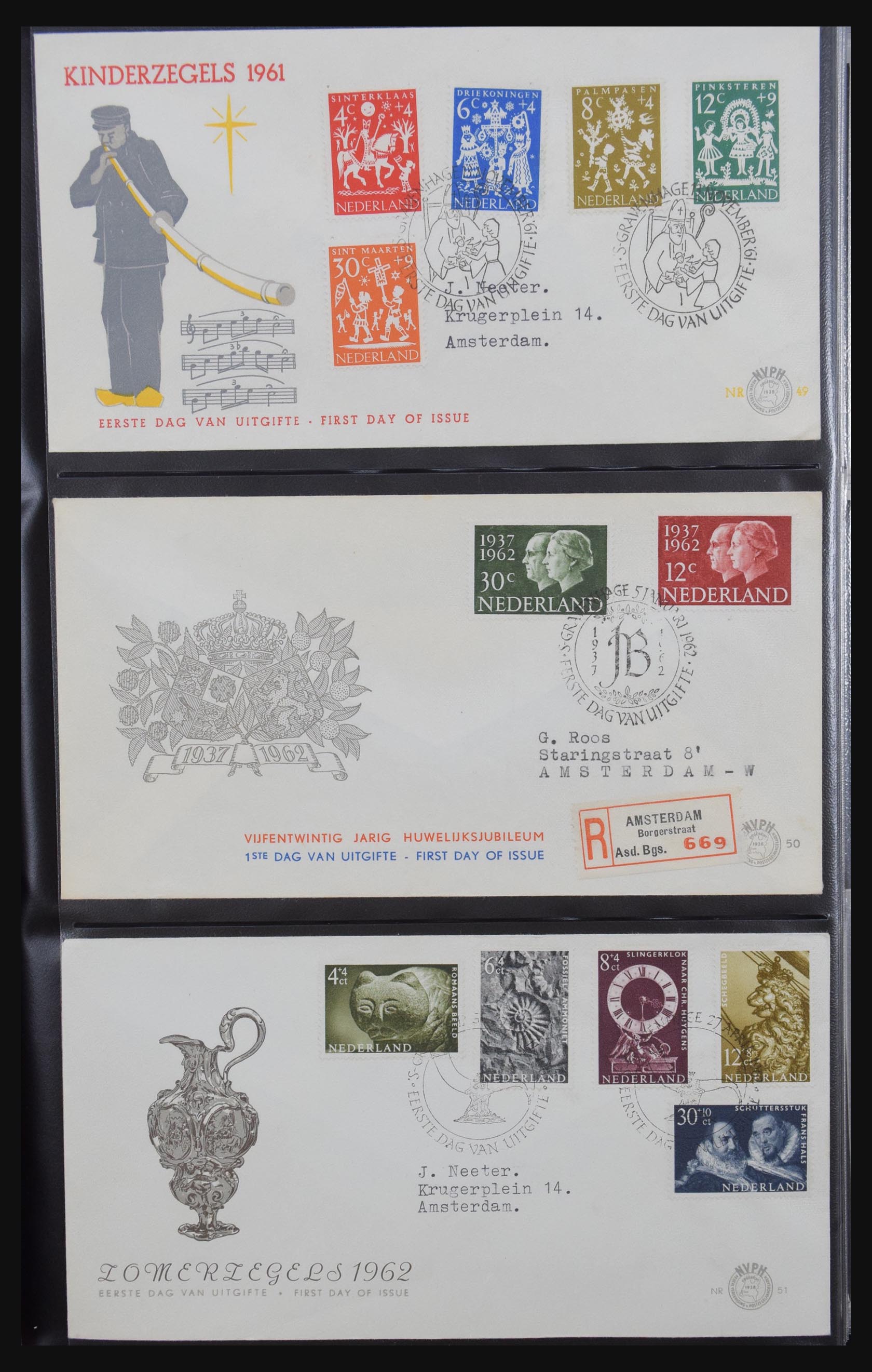 31301 017 - 31301 Nederland FDC's 1950-2006.