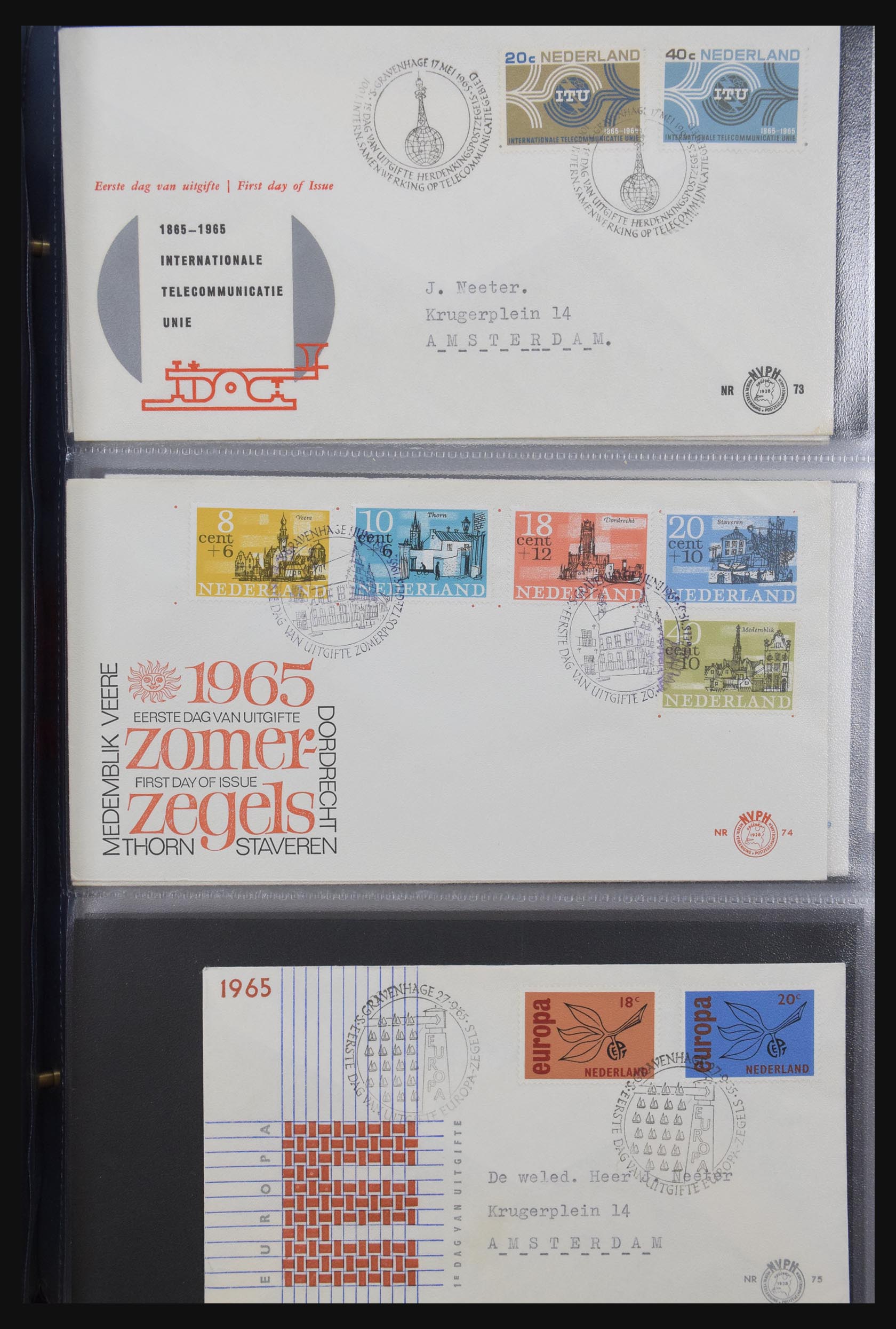 31301 025 - 31301 Nederland FDC's 1950-2006.