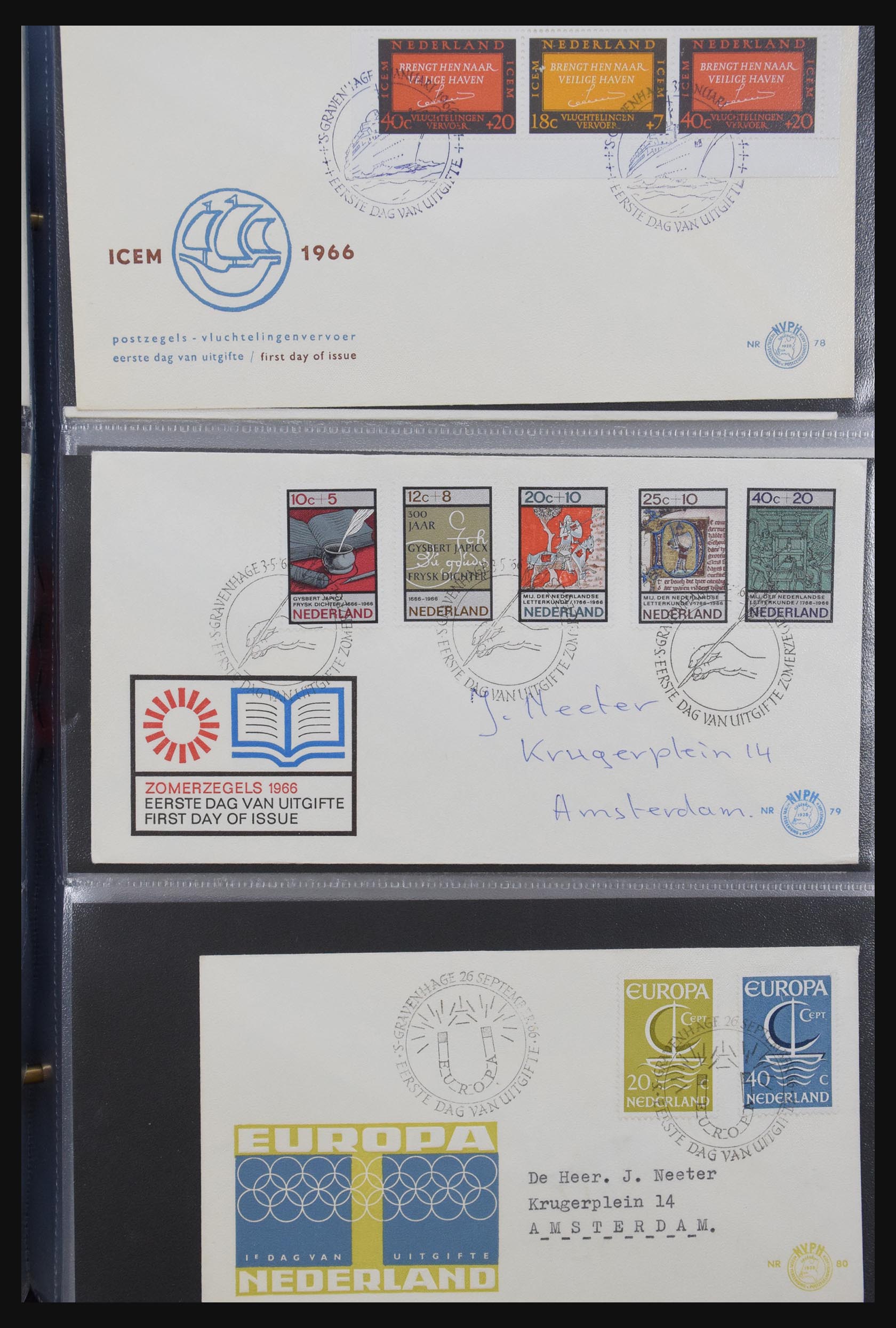 31301 027 - 31301 Nederland FDC's 1950-2006.