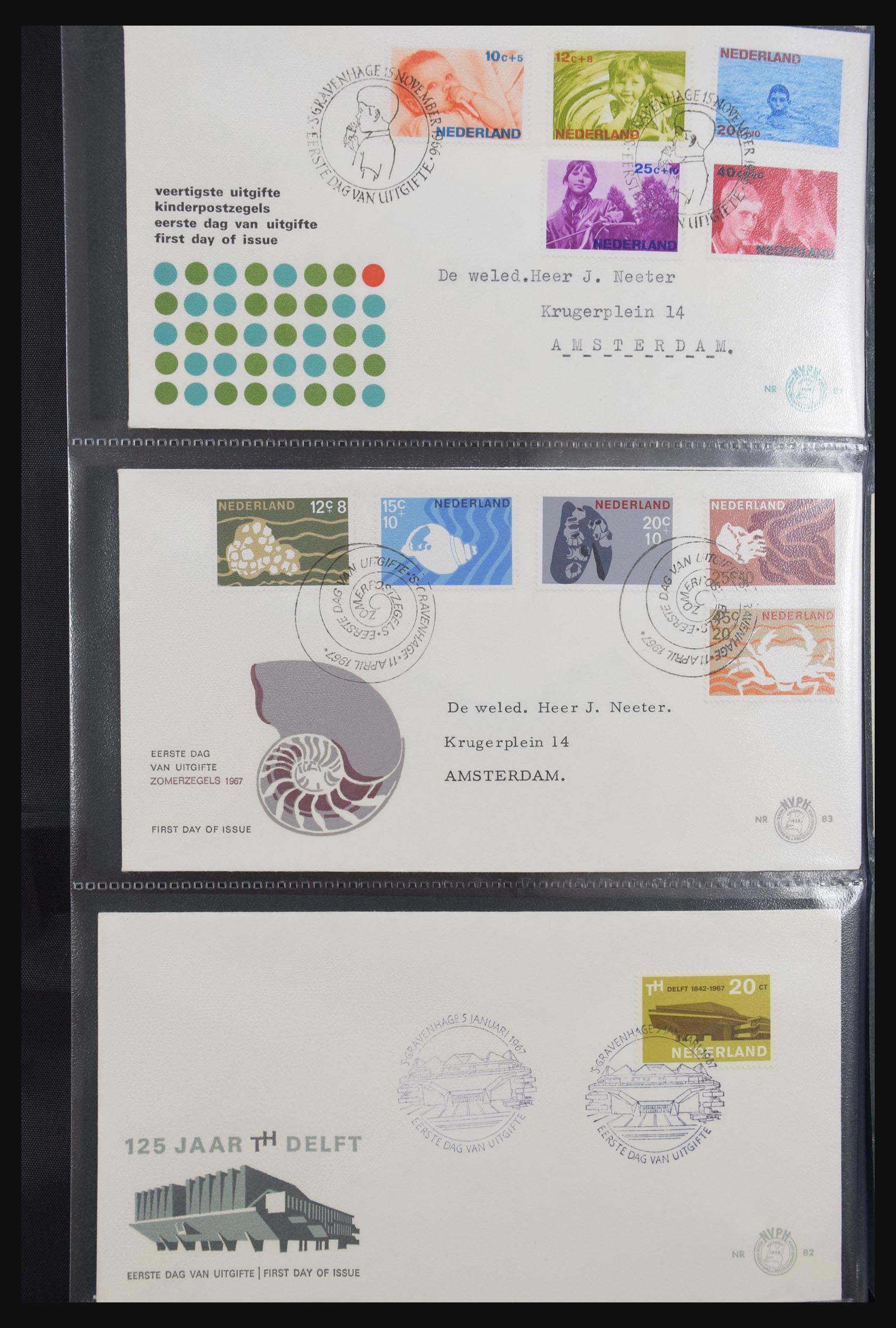 31301 028 - 31301 Nederland FDC's 1950-2006.