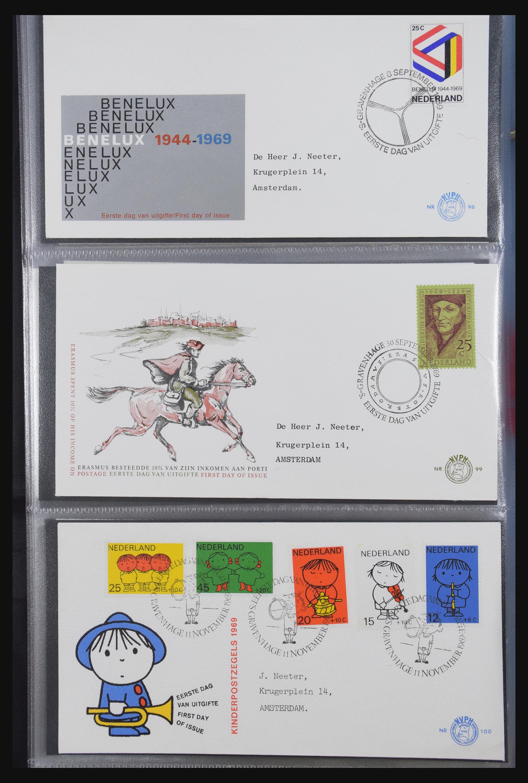 31301 034 - 31301 Nederland FDC's 1950-2006.