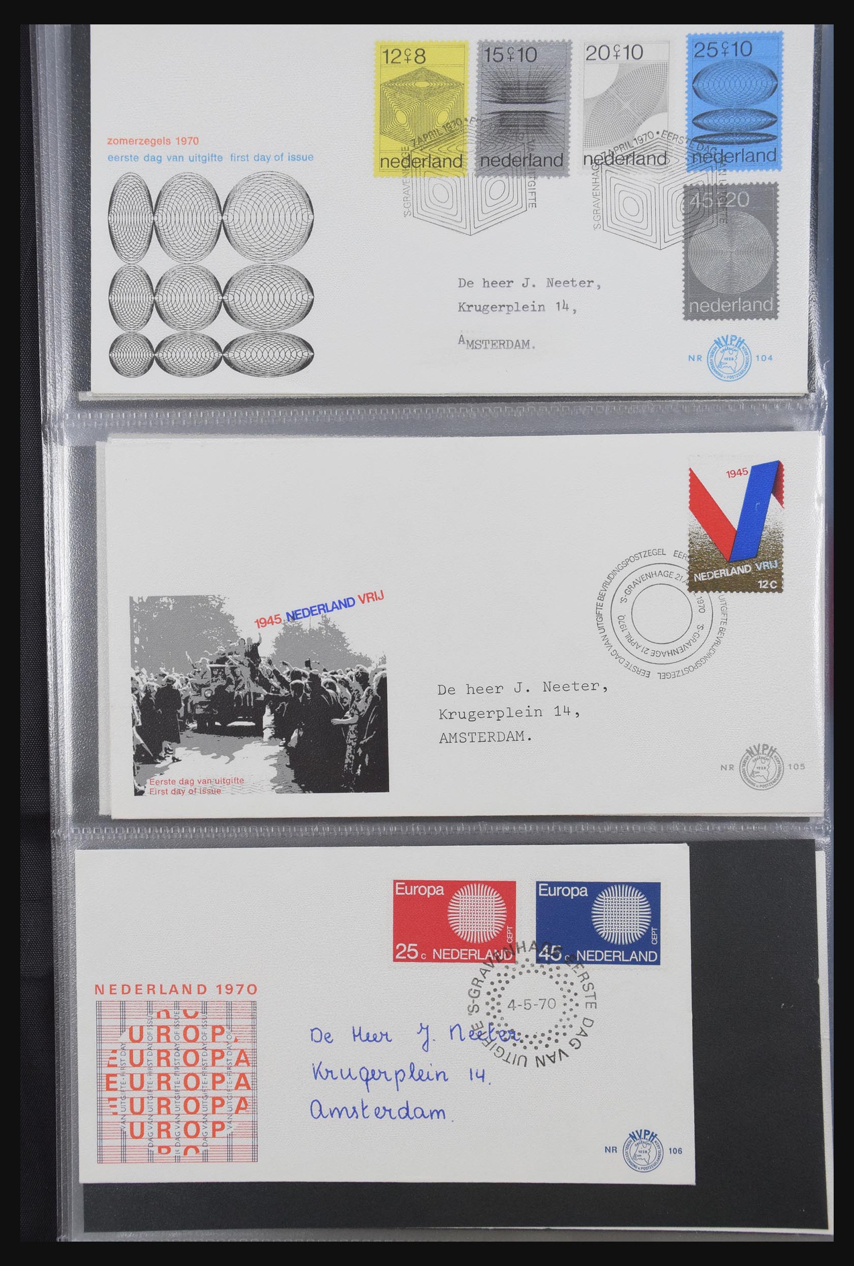 31301 036 - 31301 Netherlands FDC's 1950-2006.