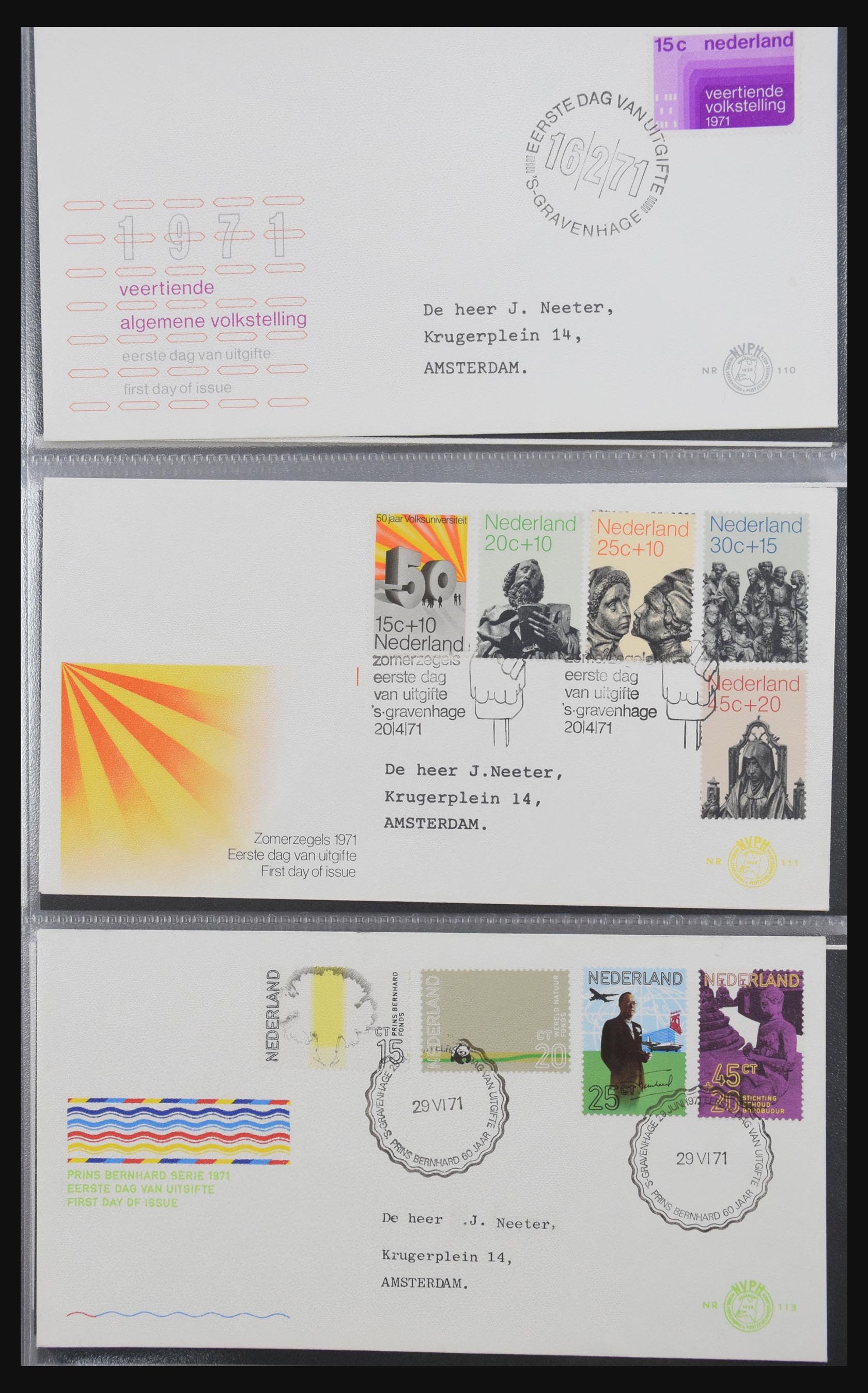 31301 038 - 31301 Nederland FDC's 1950-2006.