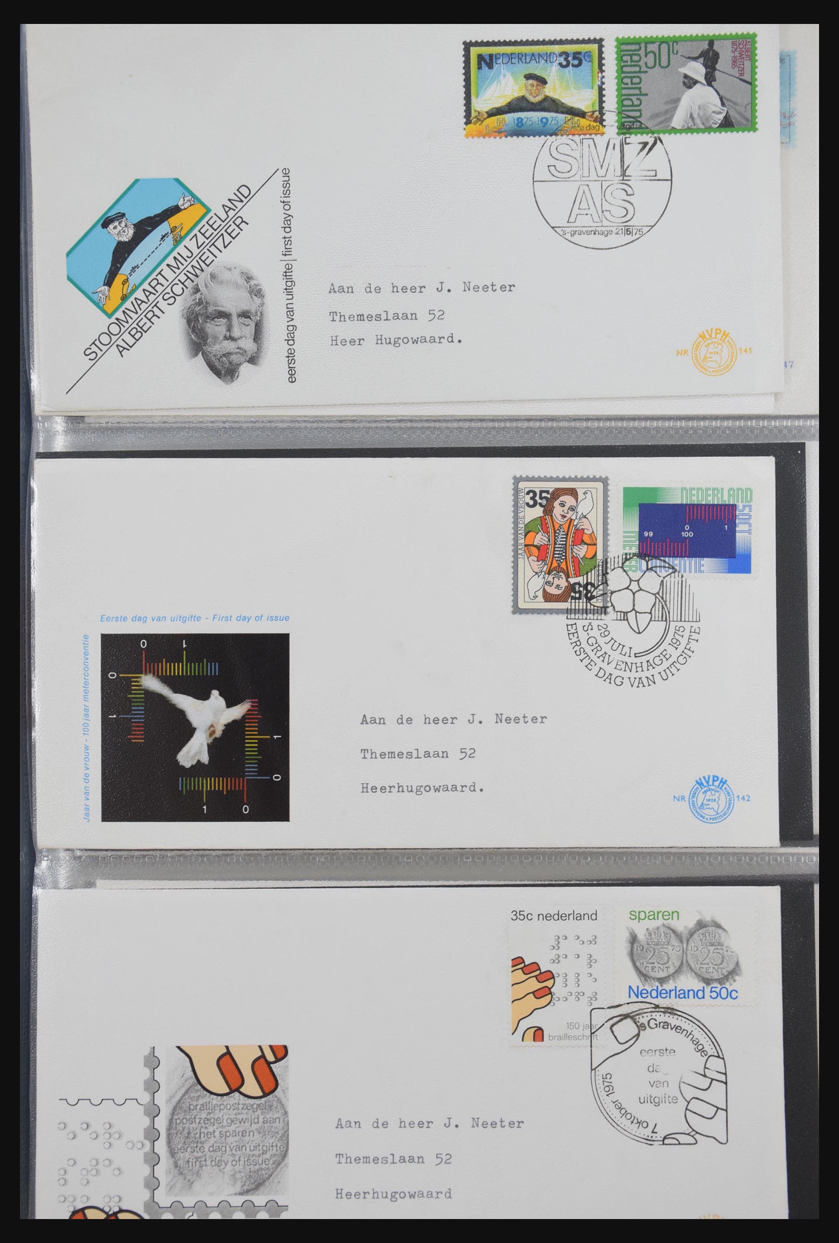 31301 049 - 31301 Nederland FDC's 1950-2006.