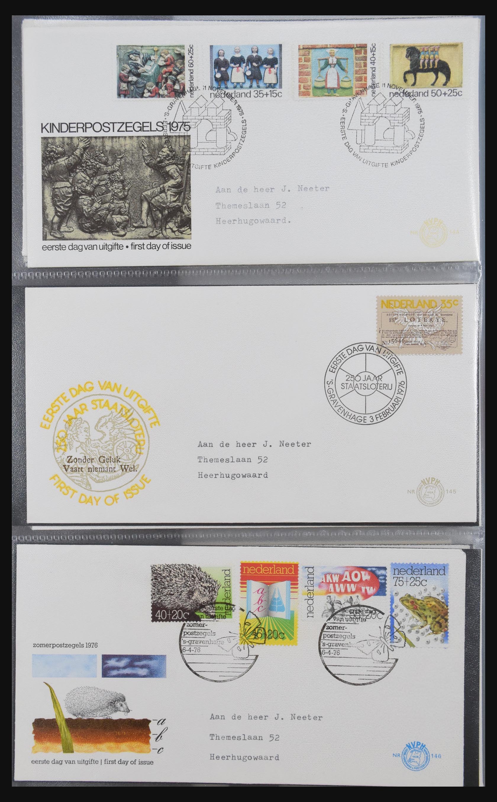 31301 050 - 31301 Nederland FDC's 1950-2006.