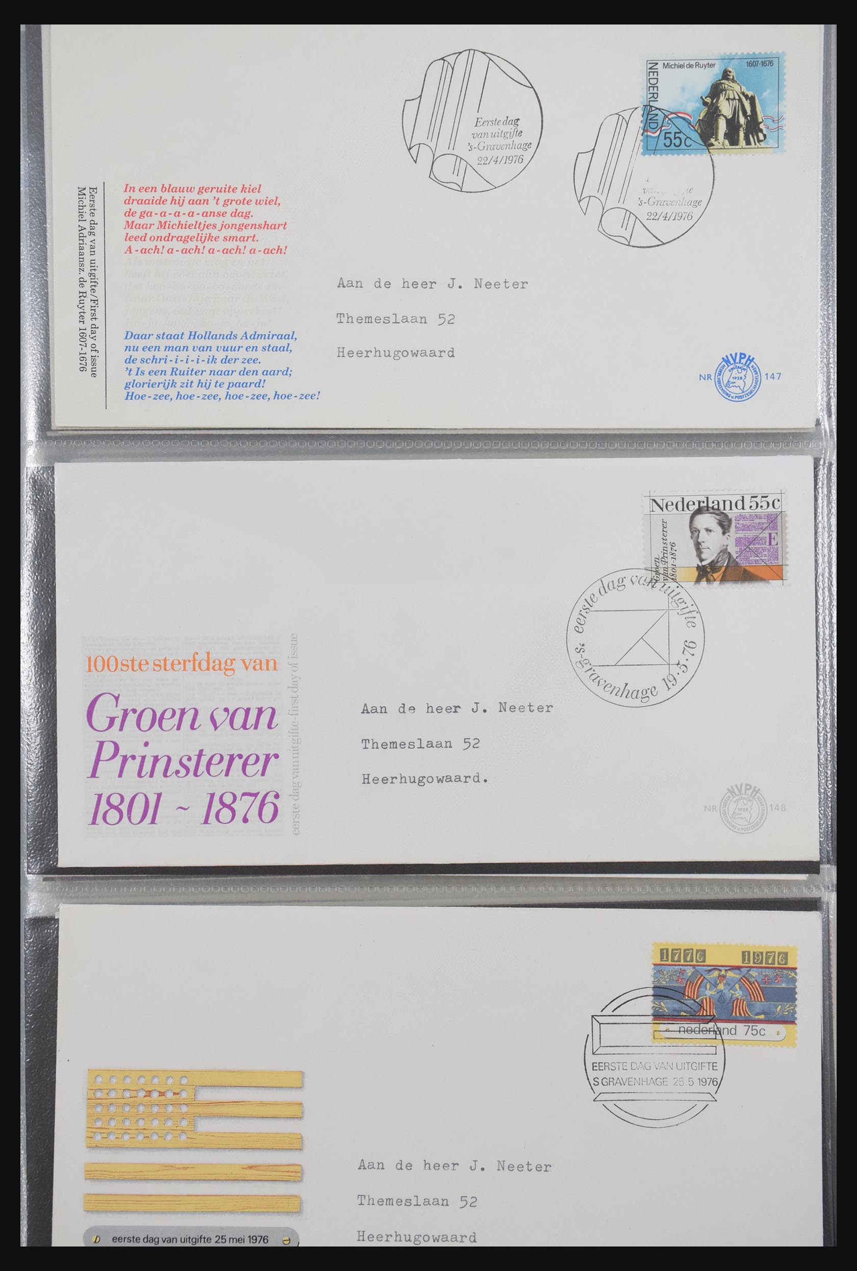 31301 051 - 31301 Nederland FDC's 1950-2006.