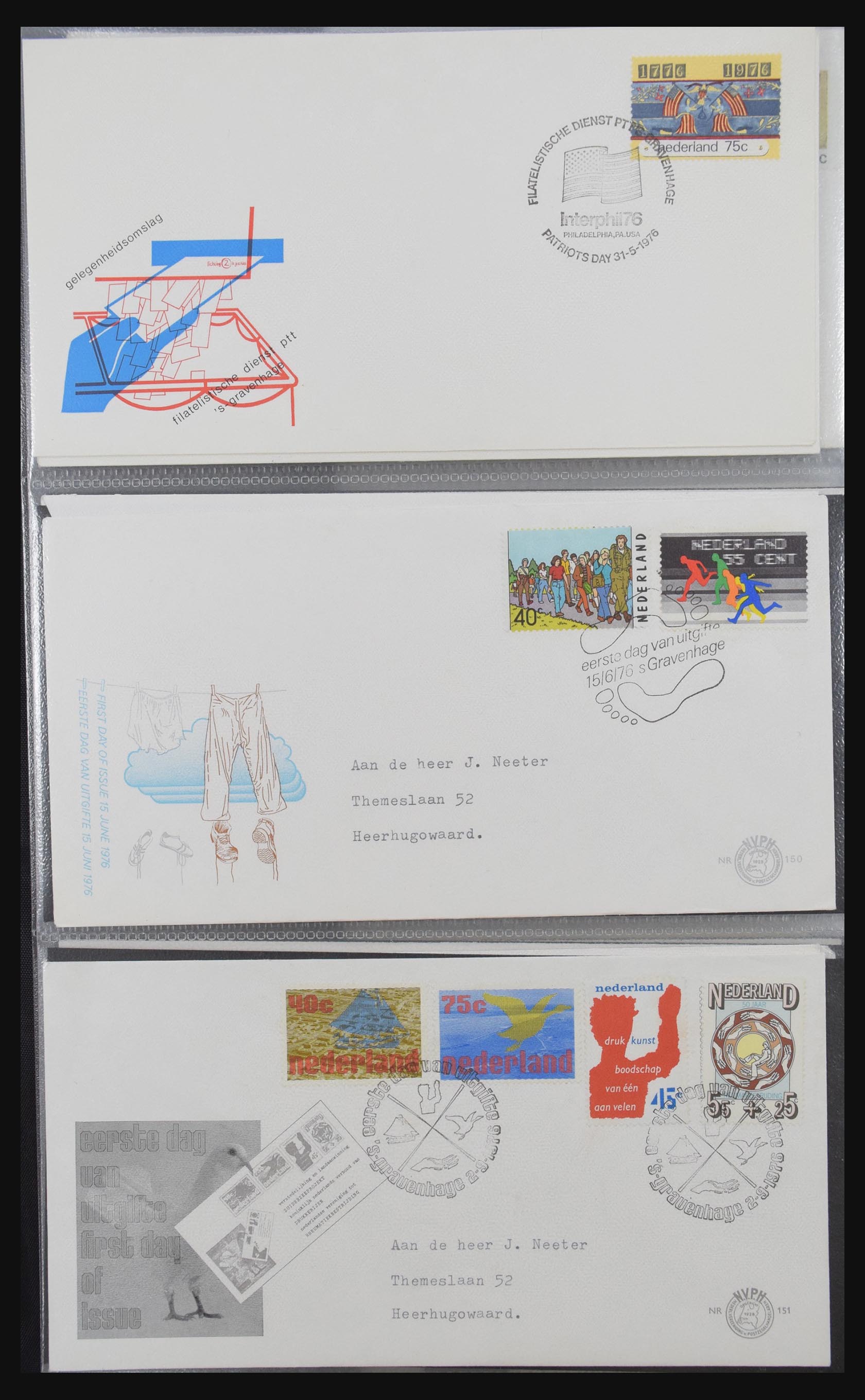 31301 052 - 31301 Nederland FDC's 1950-2006.