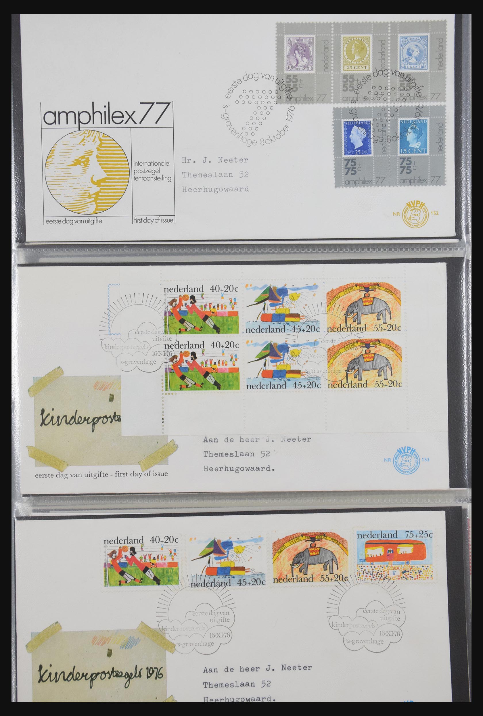 31301 053 - 31301 Nederland FDC's 1950-2006.