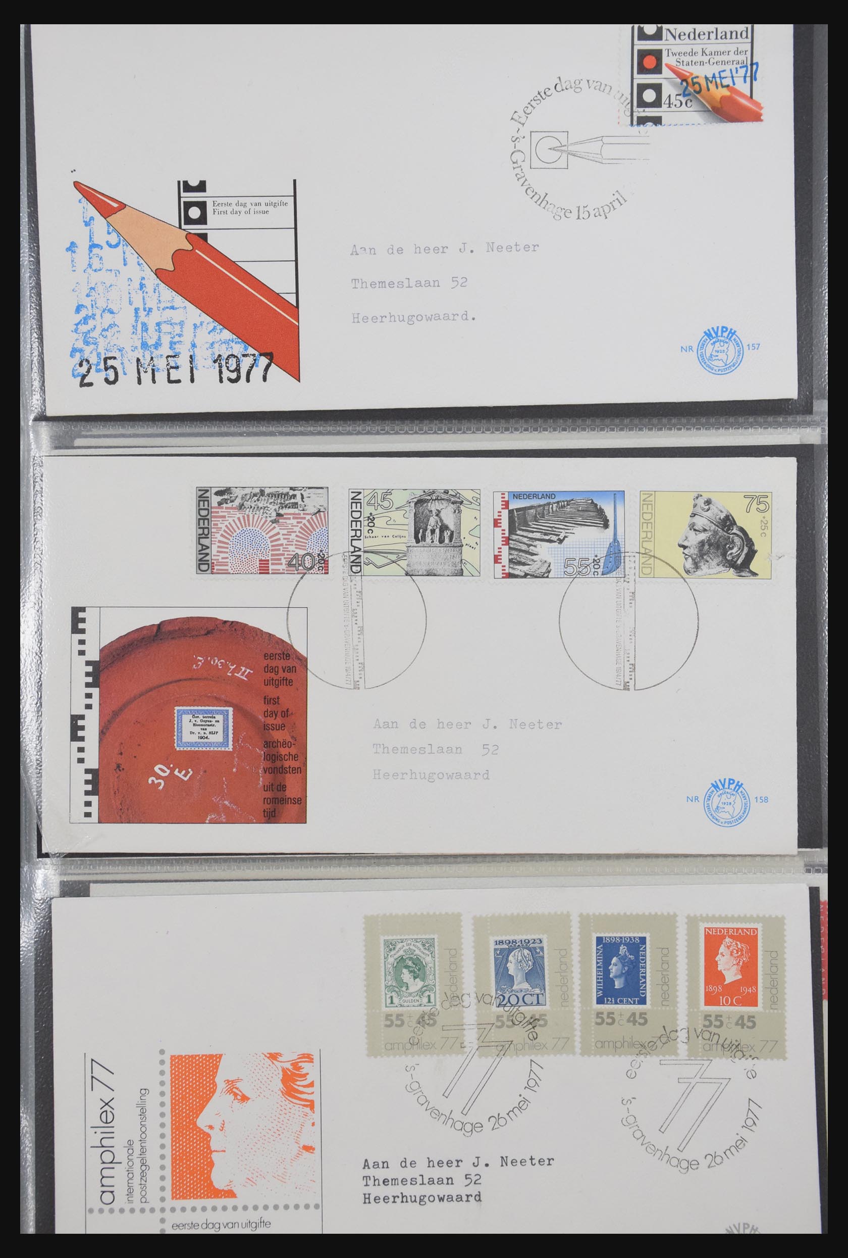 31301 055 - 31301 Nederland FDC's 1950-2006.