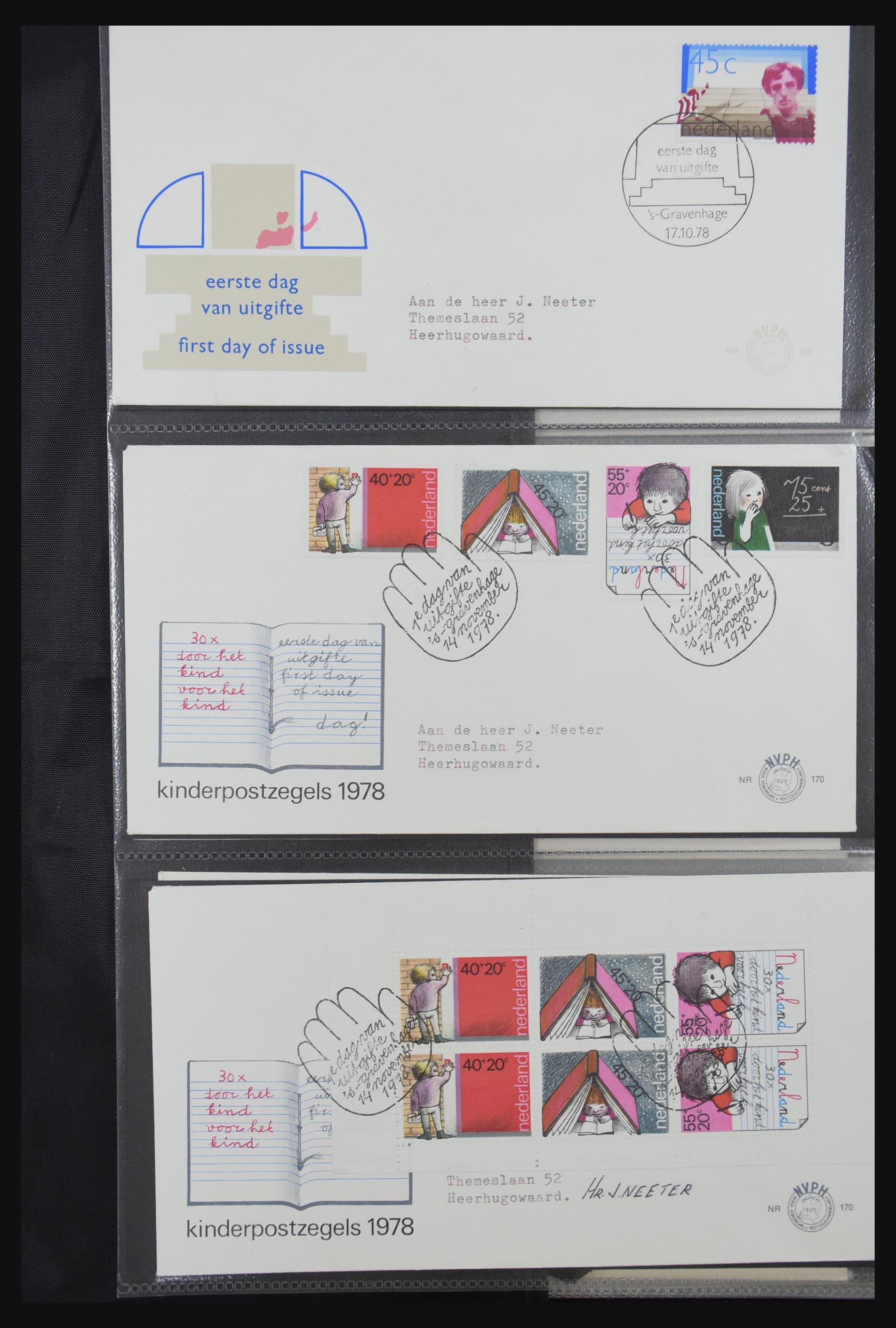 31301 060 - 31301 Nederland FDC's 1950-2006.