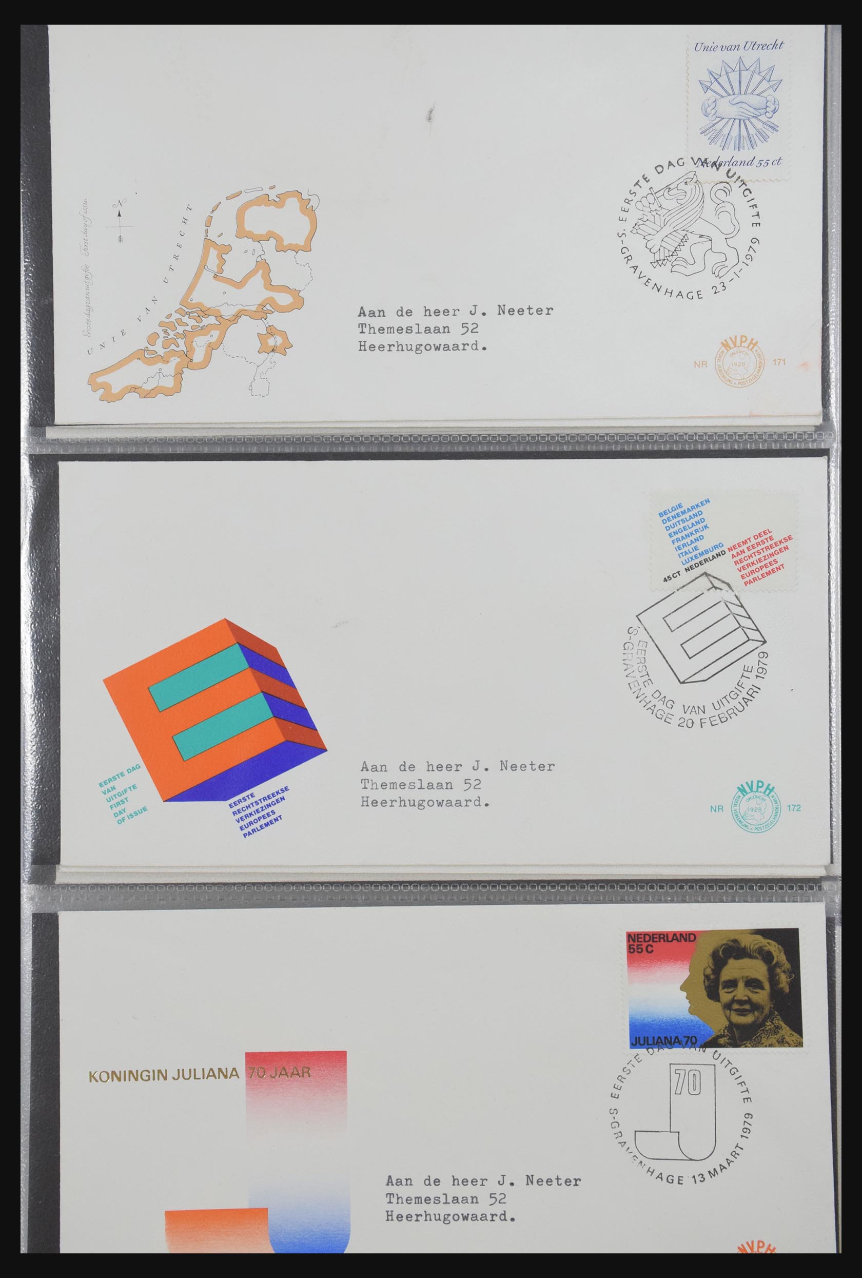 31301 061 - 31301 Nederland FDC's 1950-2006.