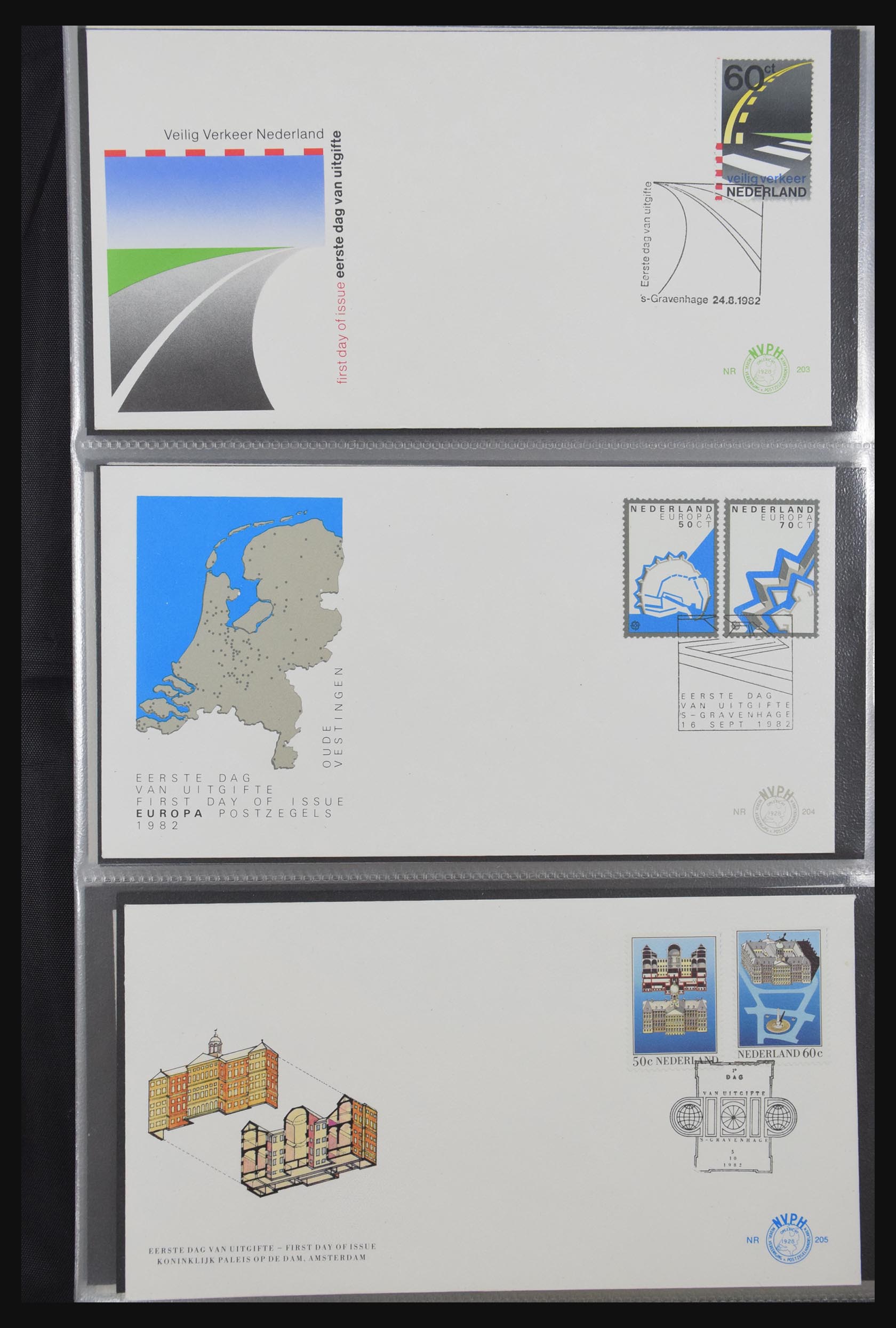 31301 074 - 31301 Nederland FDC's 1950-2006.
