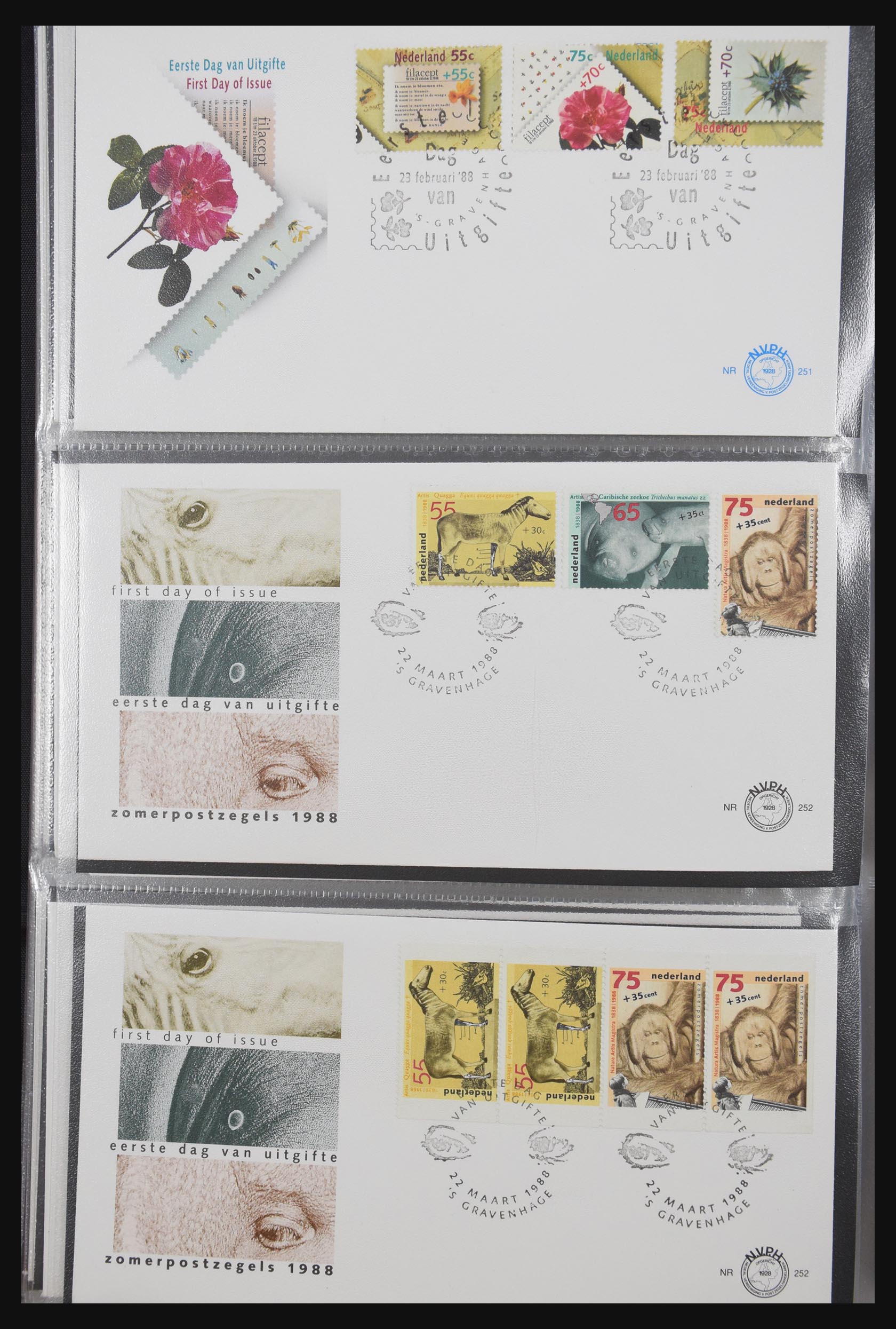 31301 094 - 31301 Nederland FDC's 1950-2006.