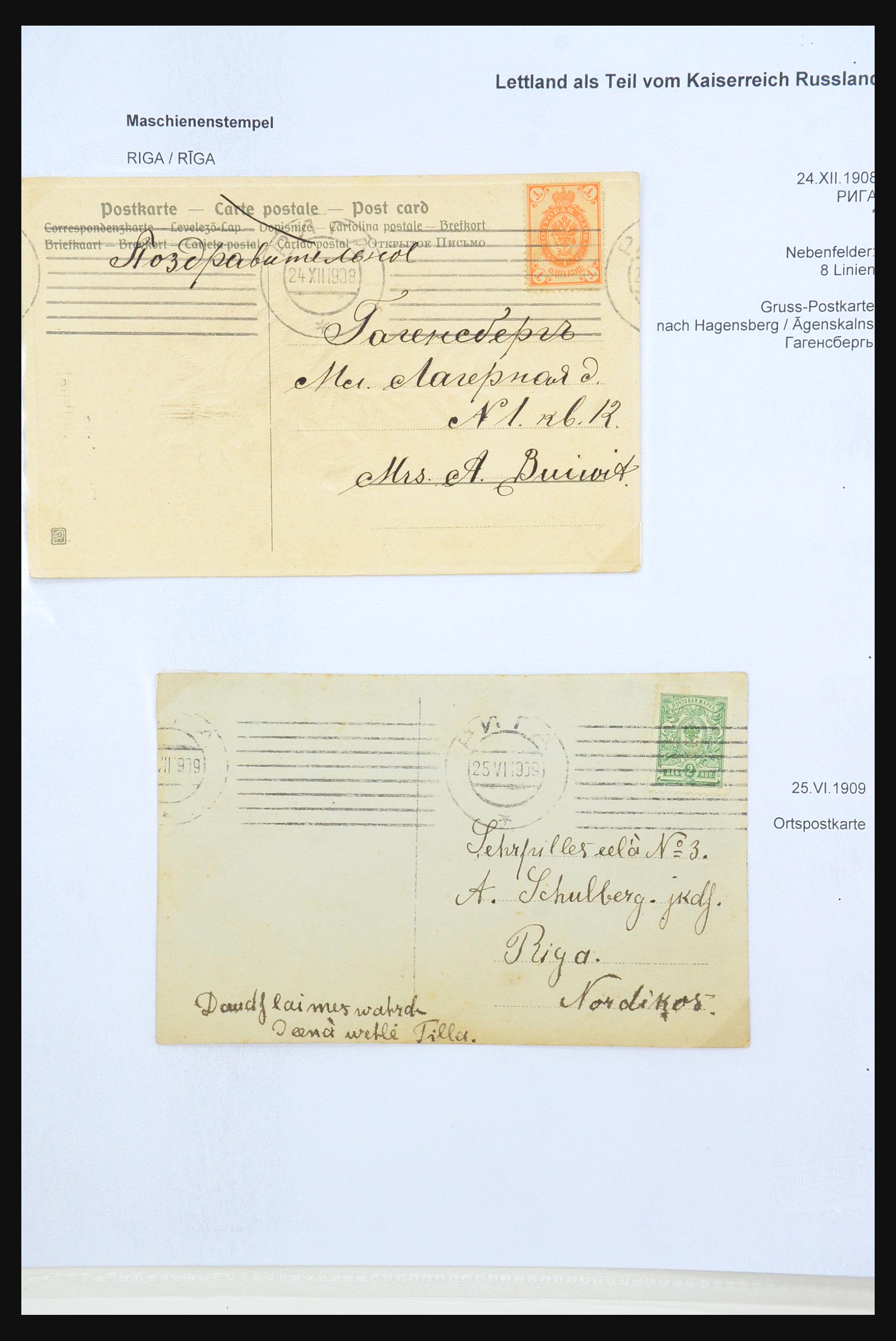 31305 086 - 31305 Latvia as part of Russia 1817-1918.