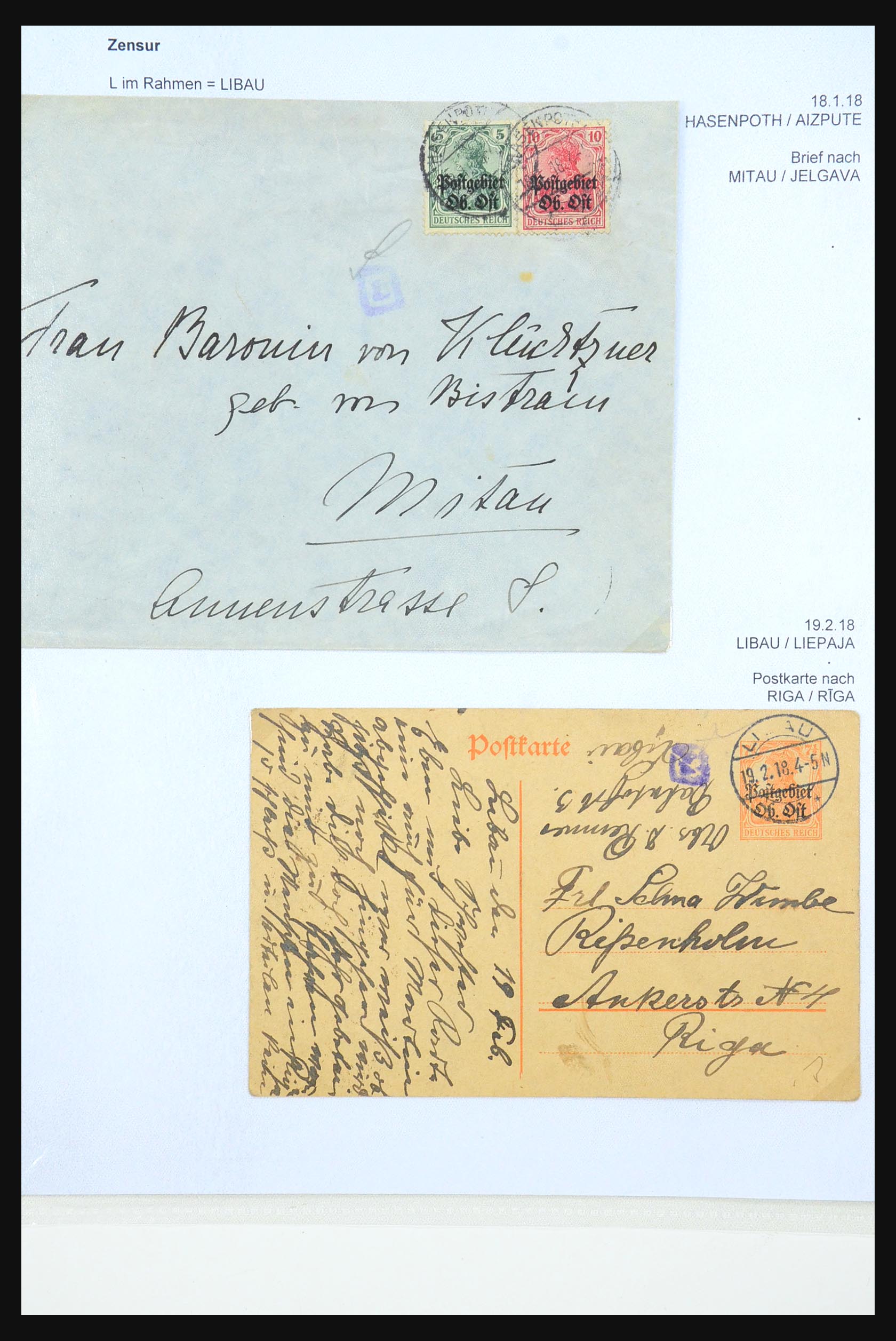 31305 102 - 31305 Letland als deel van Rusland 1817-1918.