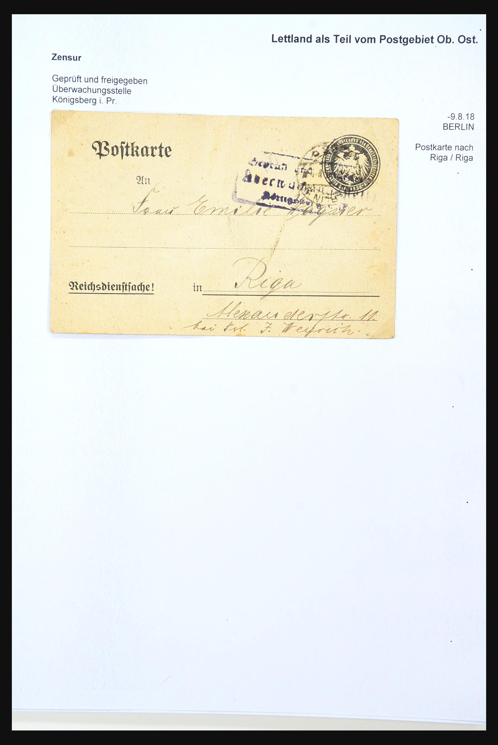 31305 153 - 31305 Letland als deel van Rusland 1817-1918.