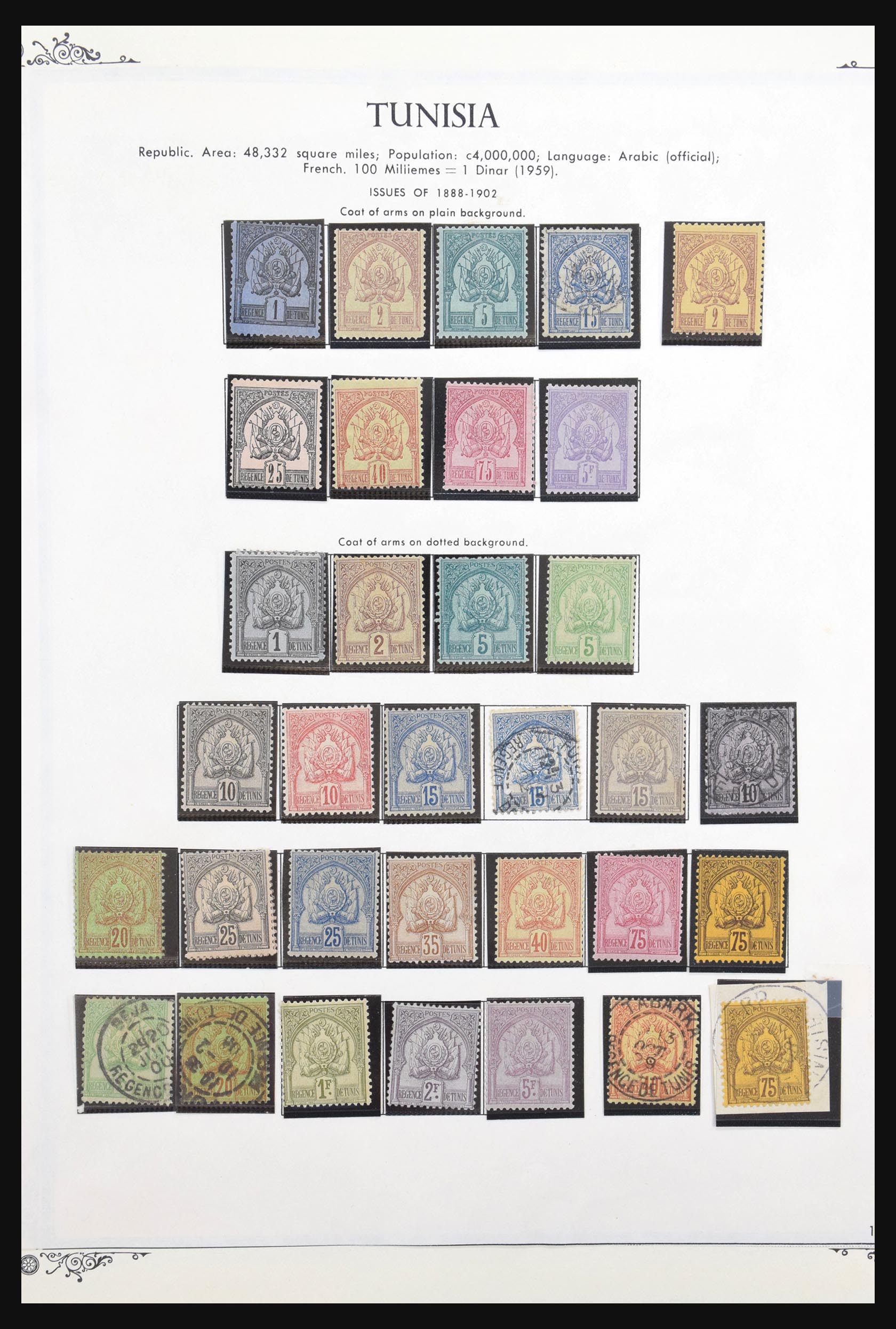 31308 001 - 31308 Tunisia 1888-1967.