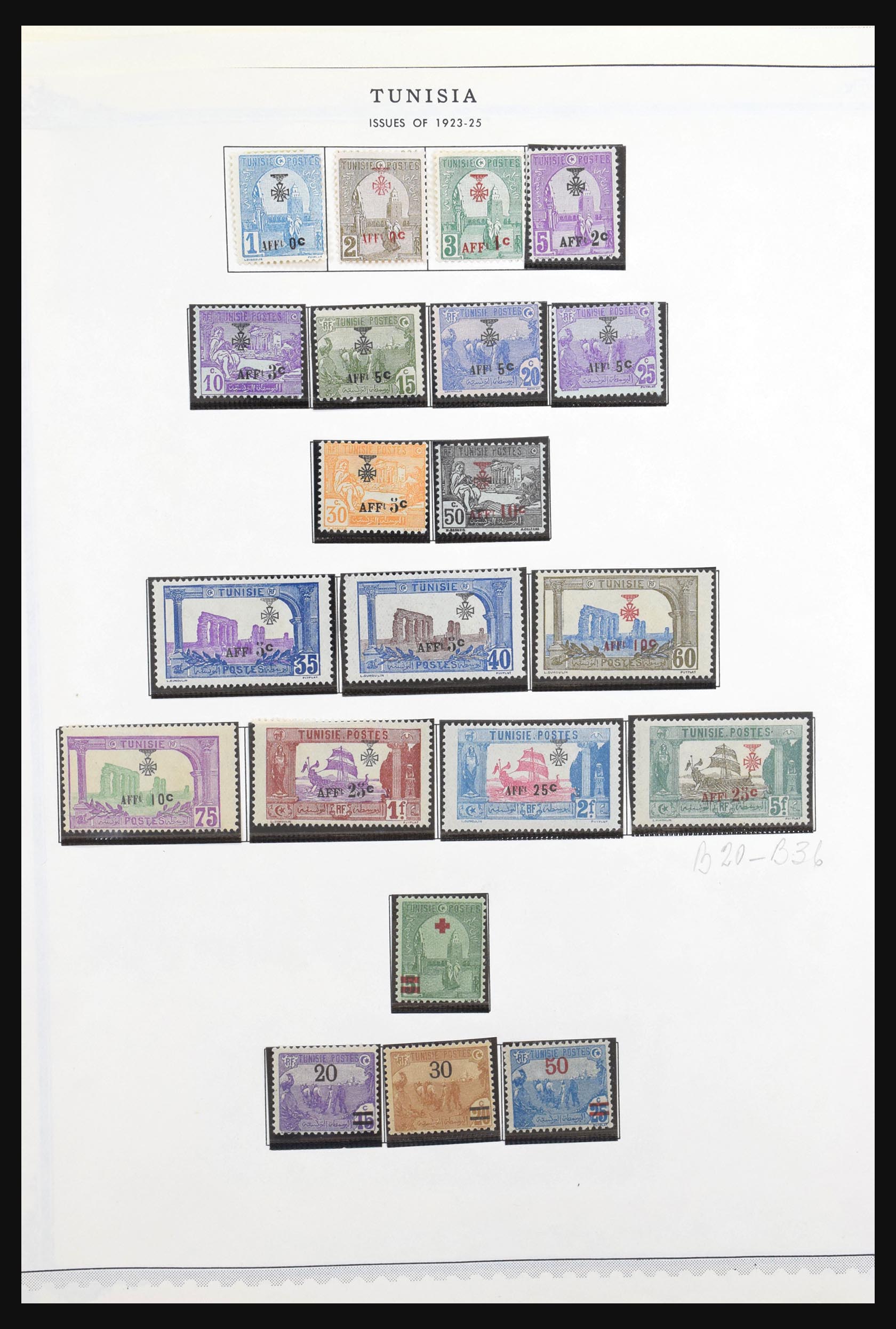 31308 012 - 31308 Tunisia 1888-1967.