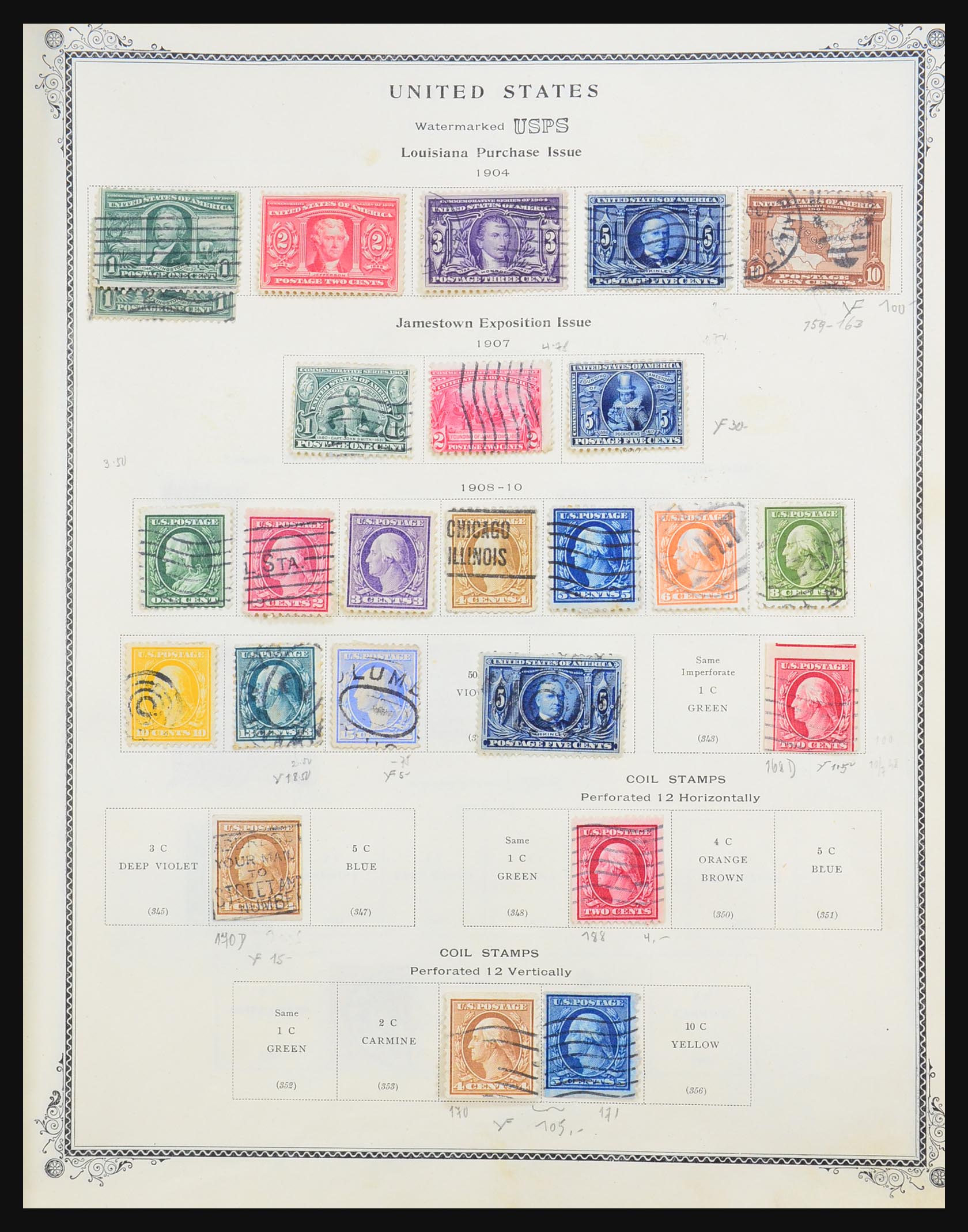 31310 011 - 31310 USA 1851-1944.