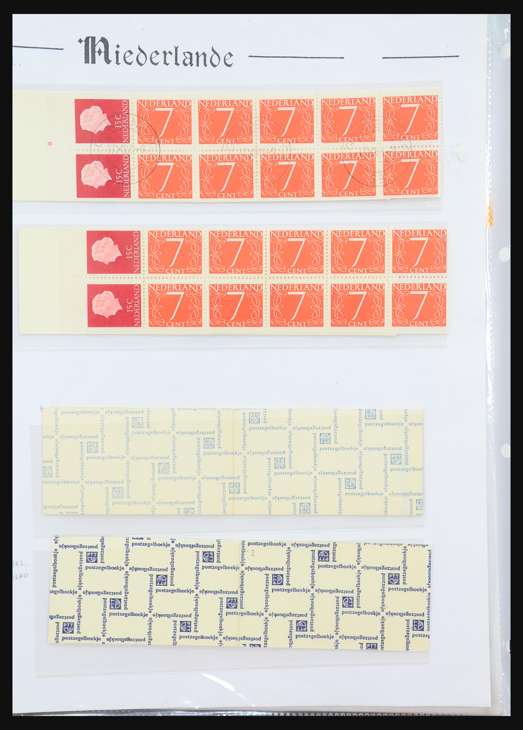 31311 002 - 31311 Netherlands stamp booklets 1964-1994.