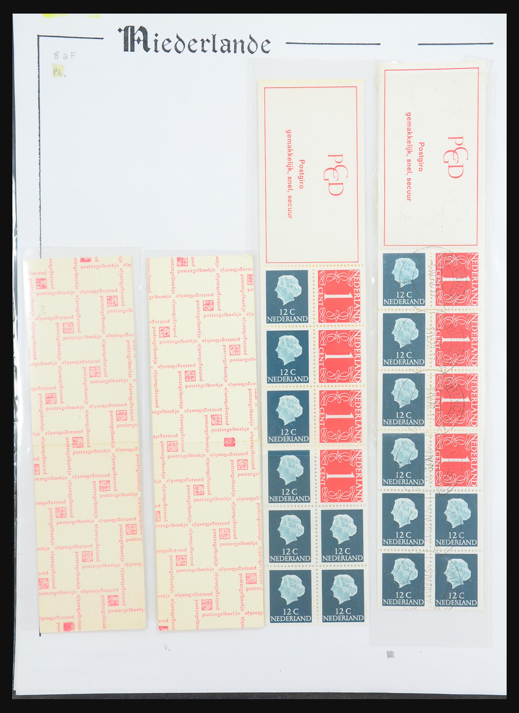 31311 030 - 31311 Netherlands stamp booklets 1964-1994.