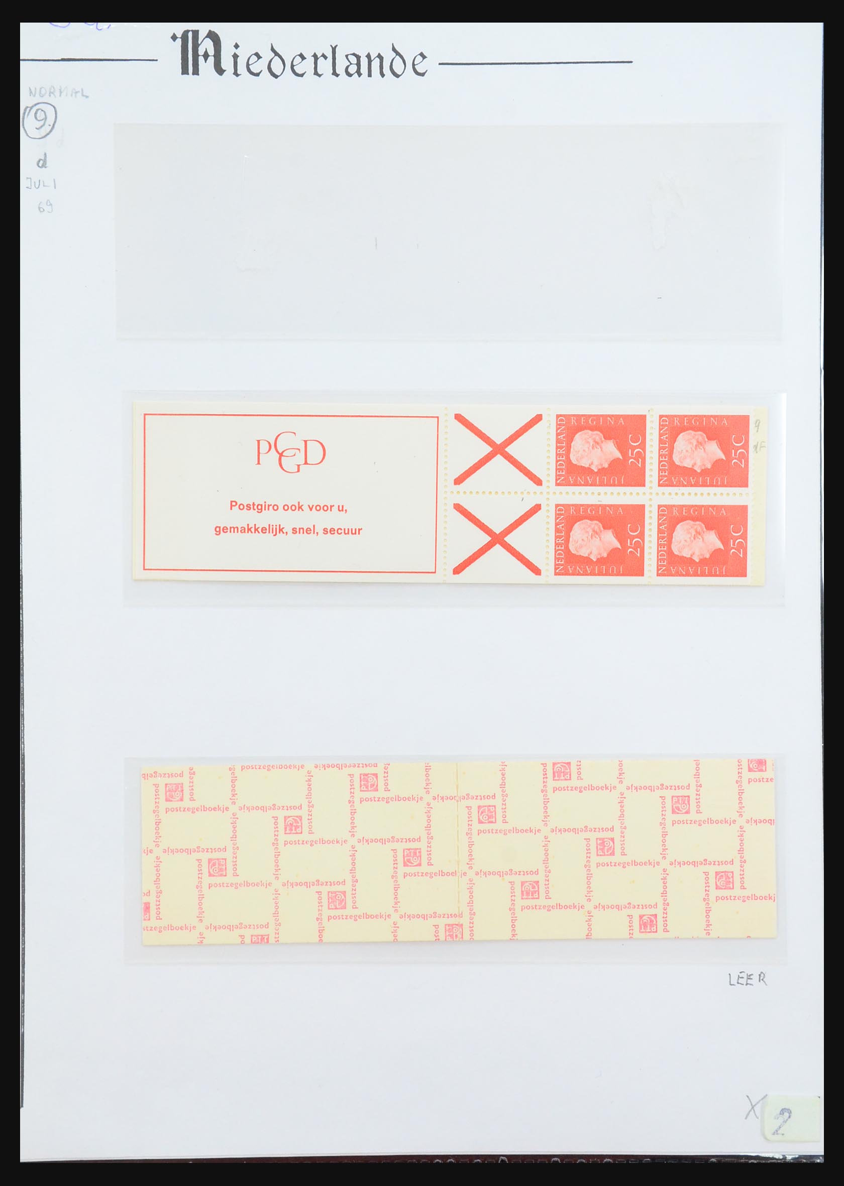 31311 035 - 31311 Netherlands stamp booklets 1964-1994.