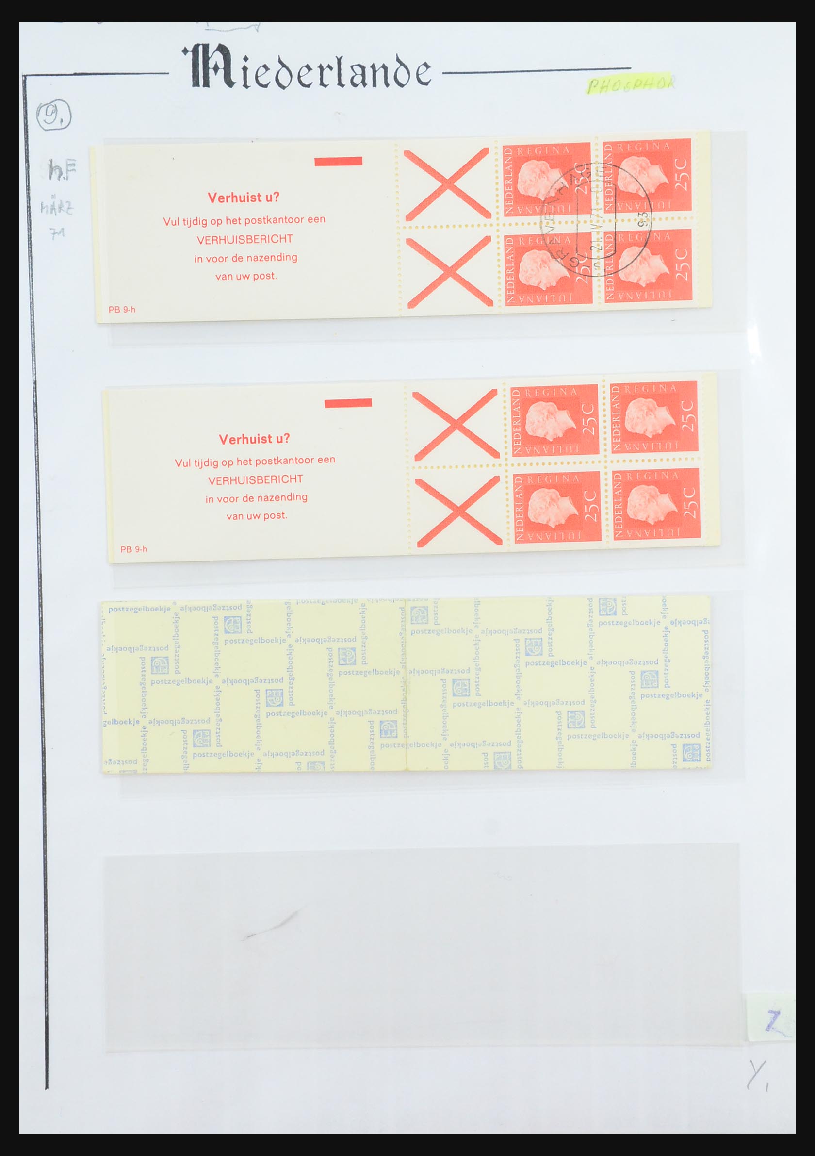 31311 041 - 31311 Netherlands stamp booklets 1964-1994.
