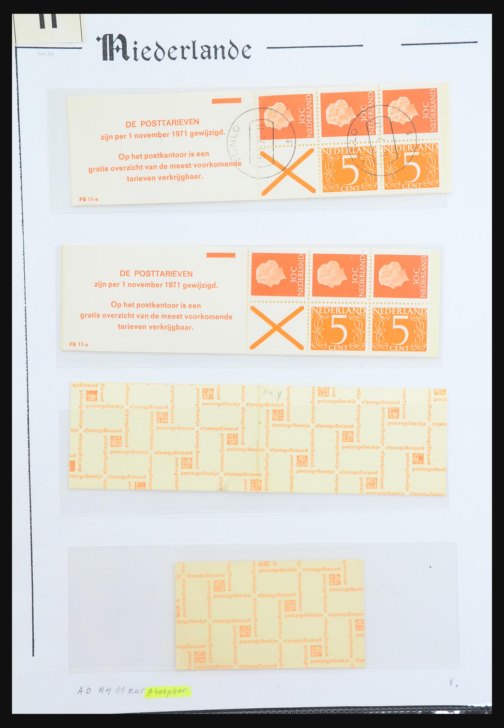 31311 045 - 31311 Netherlands stamp booklets 1964-1994.