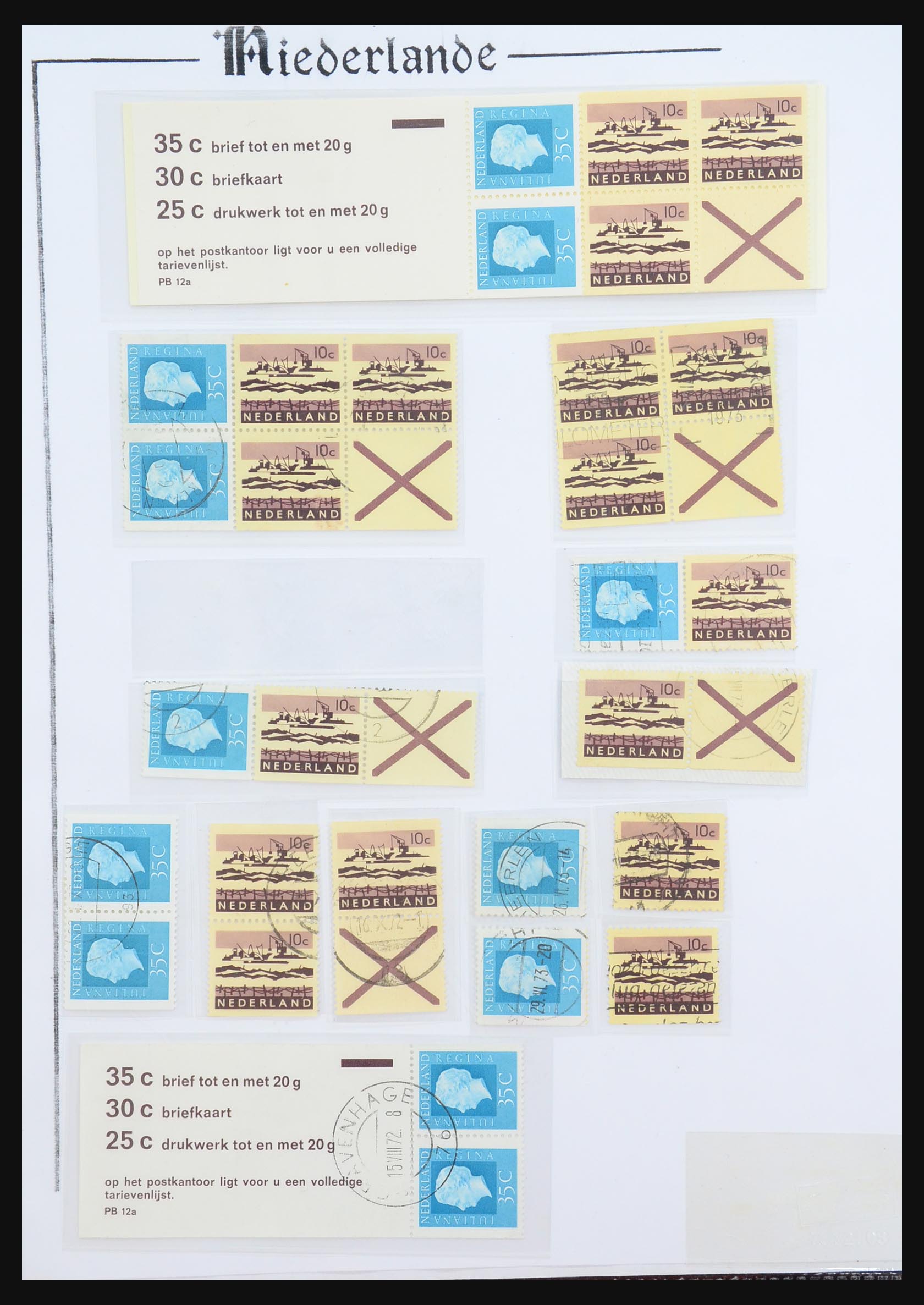 31311 049 - 31311 Netherlands stamp booklets 1964-1994.