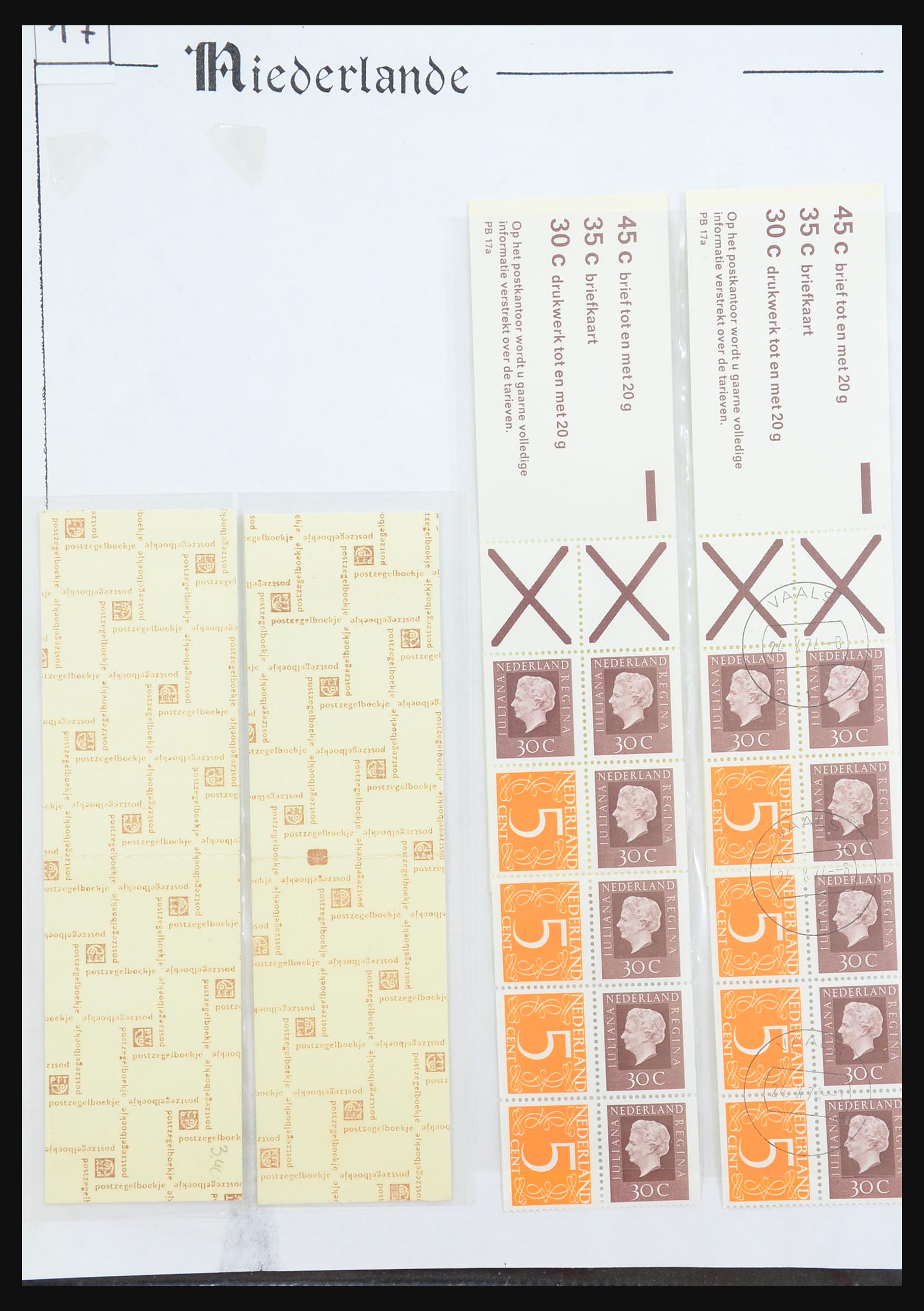 31311 061 - 31311 Netherlands stamp booklets 1964-1994.
