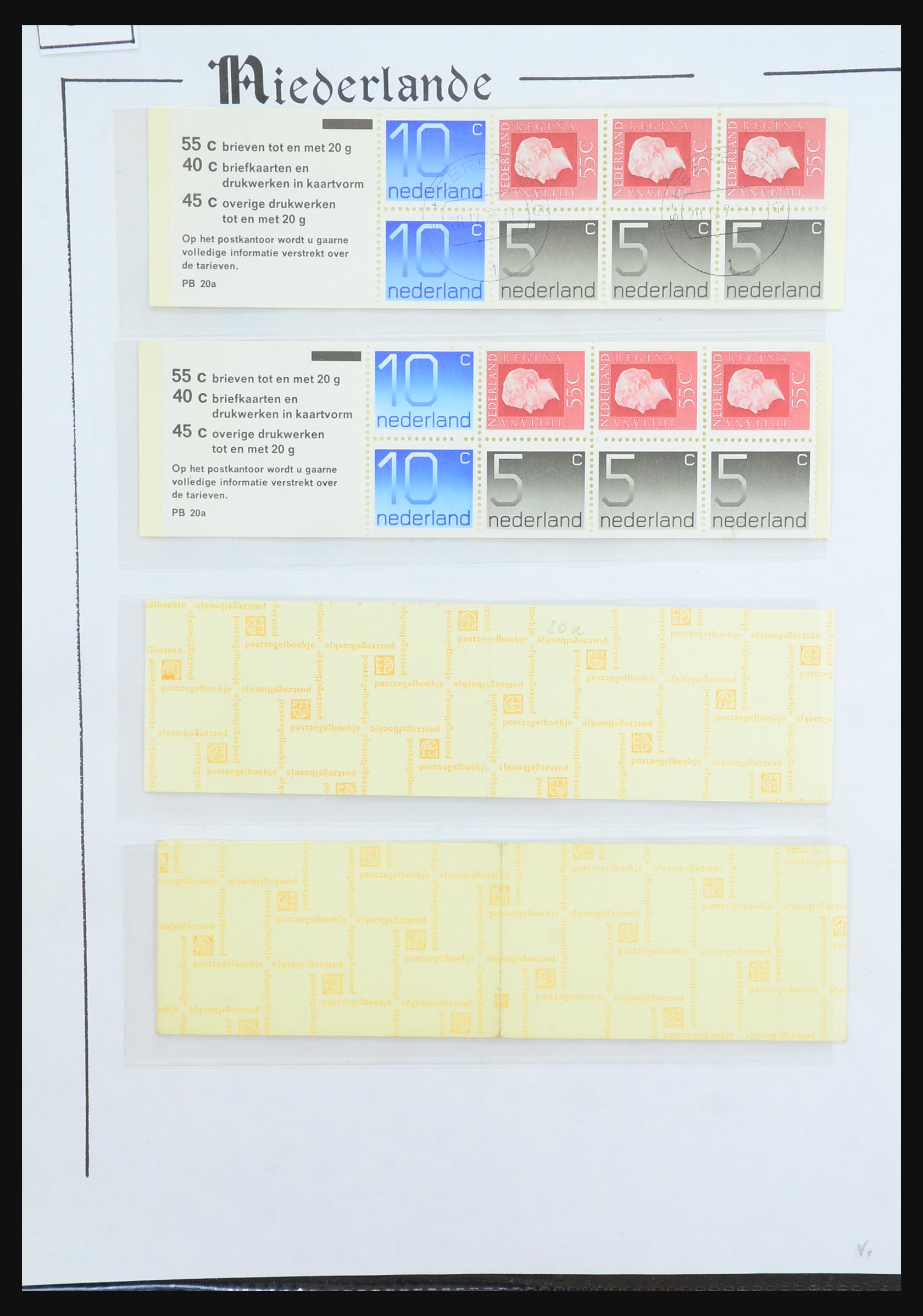 31311 068 - 31311 Netherlands stamp booklets 1964-1994.