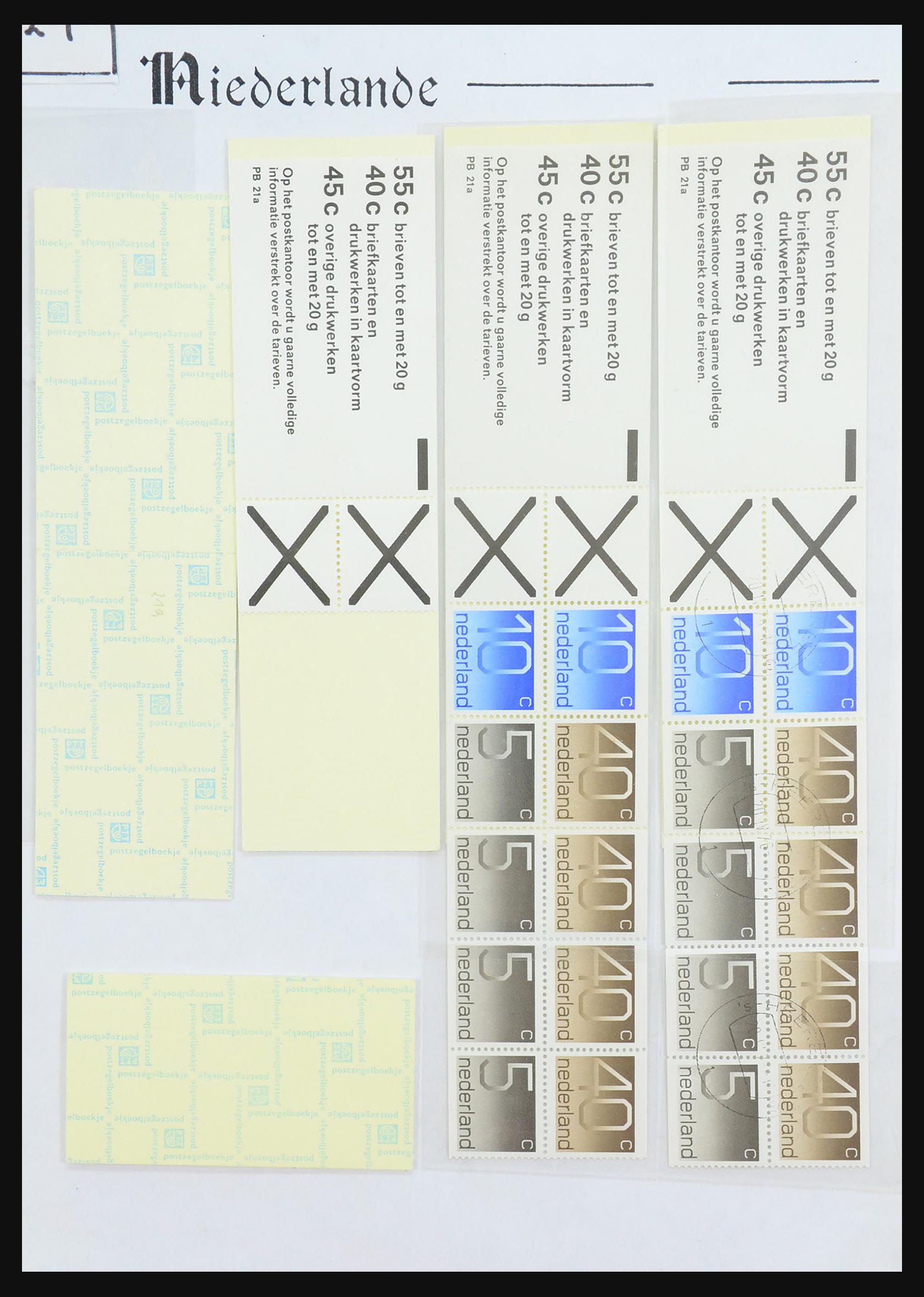 31311 070 - 31311 Netherlands stamp booklets 1964-1994.