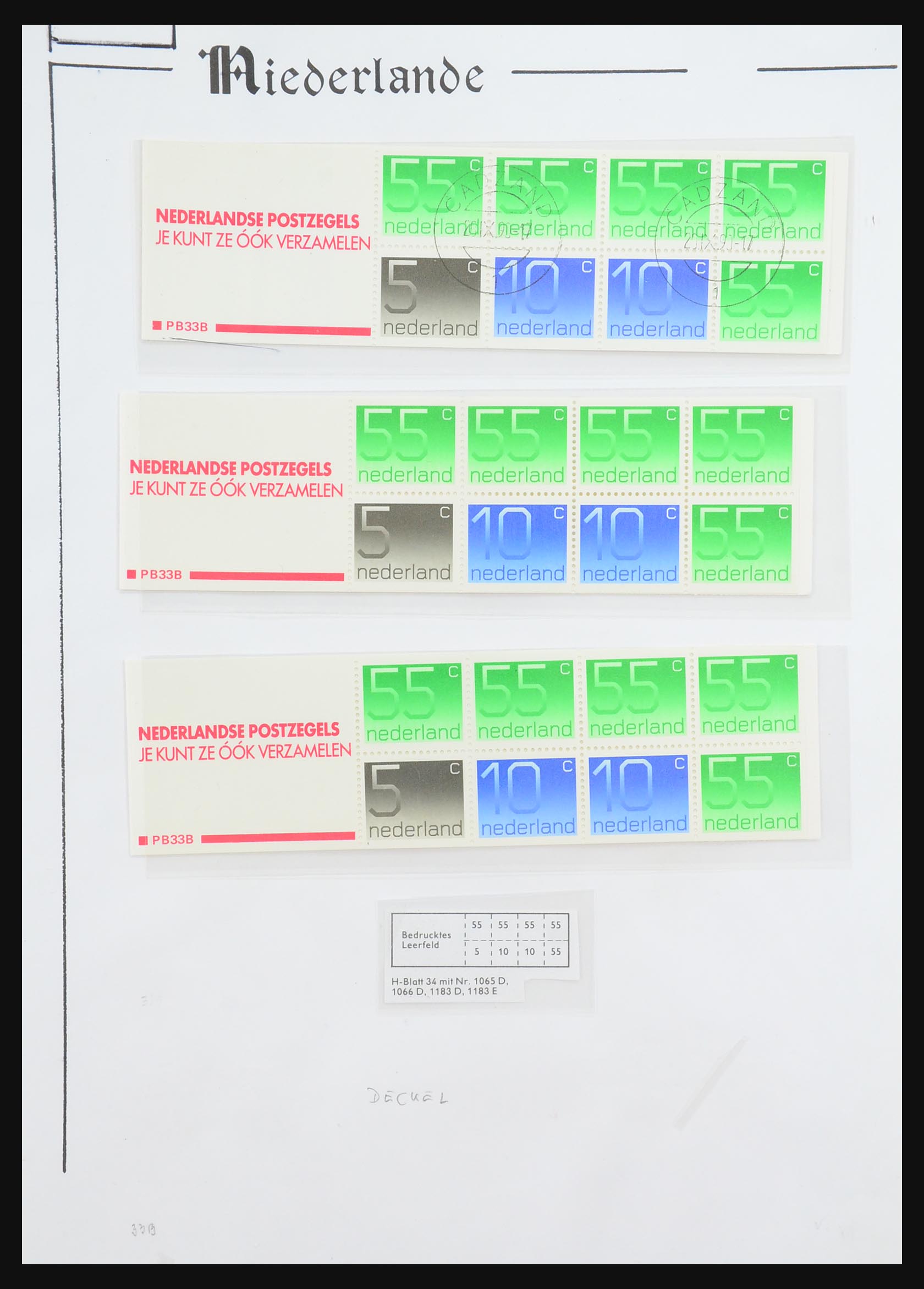31311 085 - 31311 Netherlands stamp booklets 1964-1994.