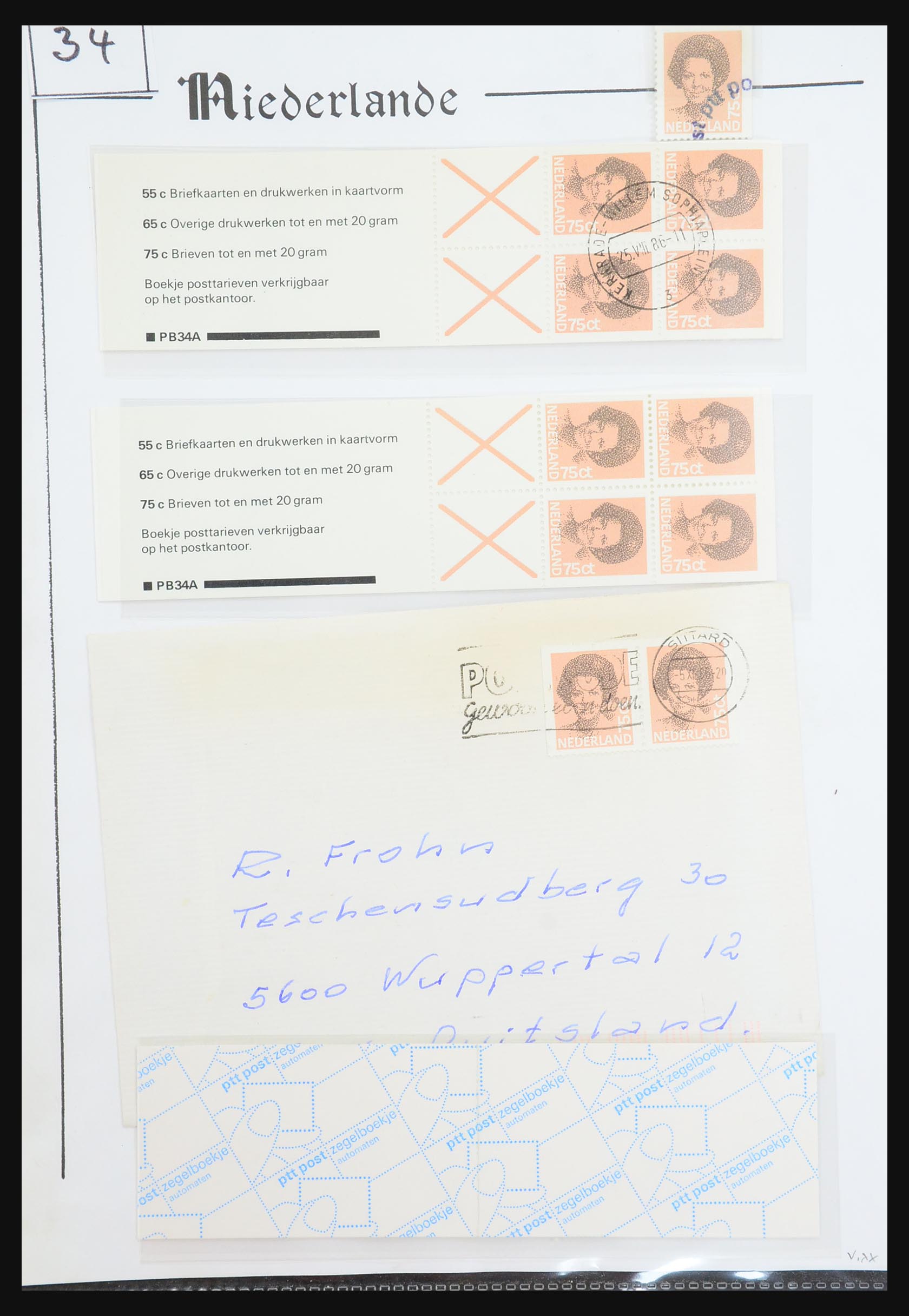 31311 086 - 31311 Netherlands stamp booklets 1964-1994.
