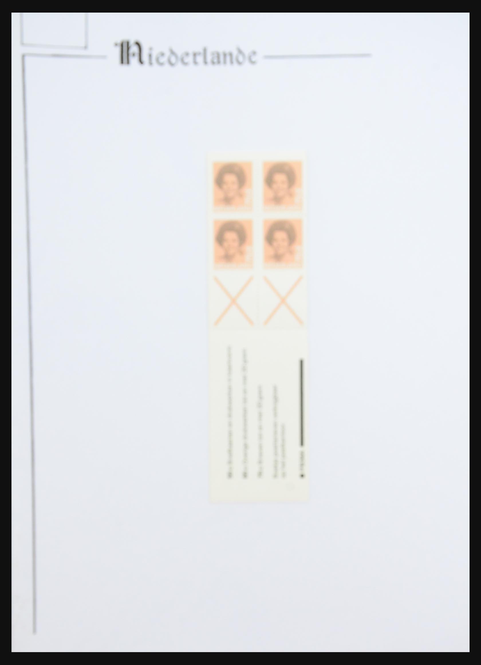 31311 087 - 31311 Netherlands stamp booklets 1964-1994.
