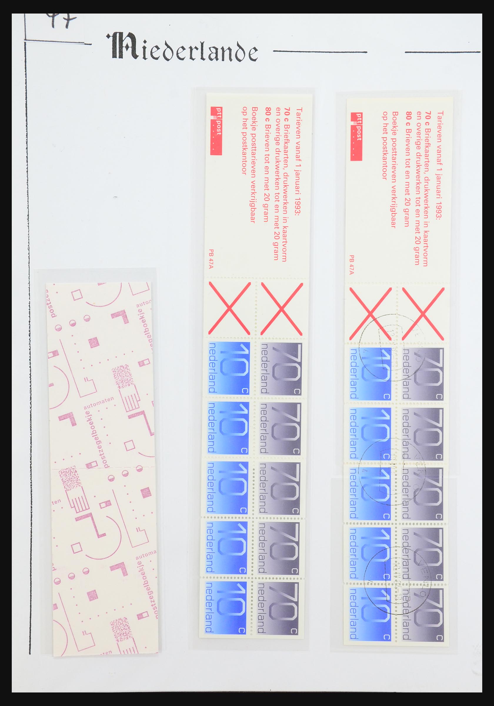 31311 096 - 31311 Netherlands stamp booklets 1964-1994.
