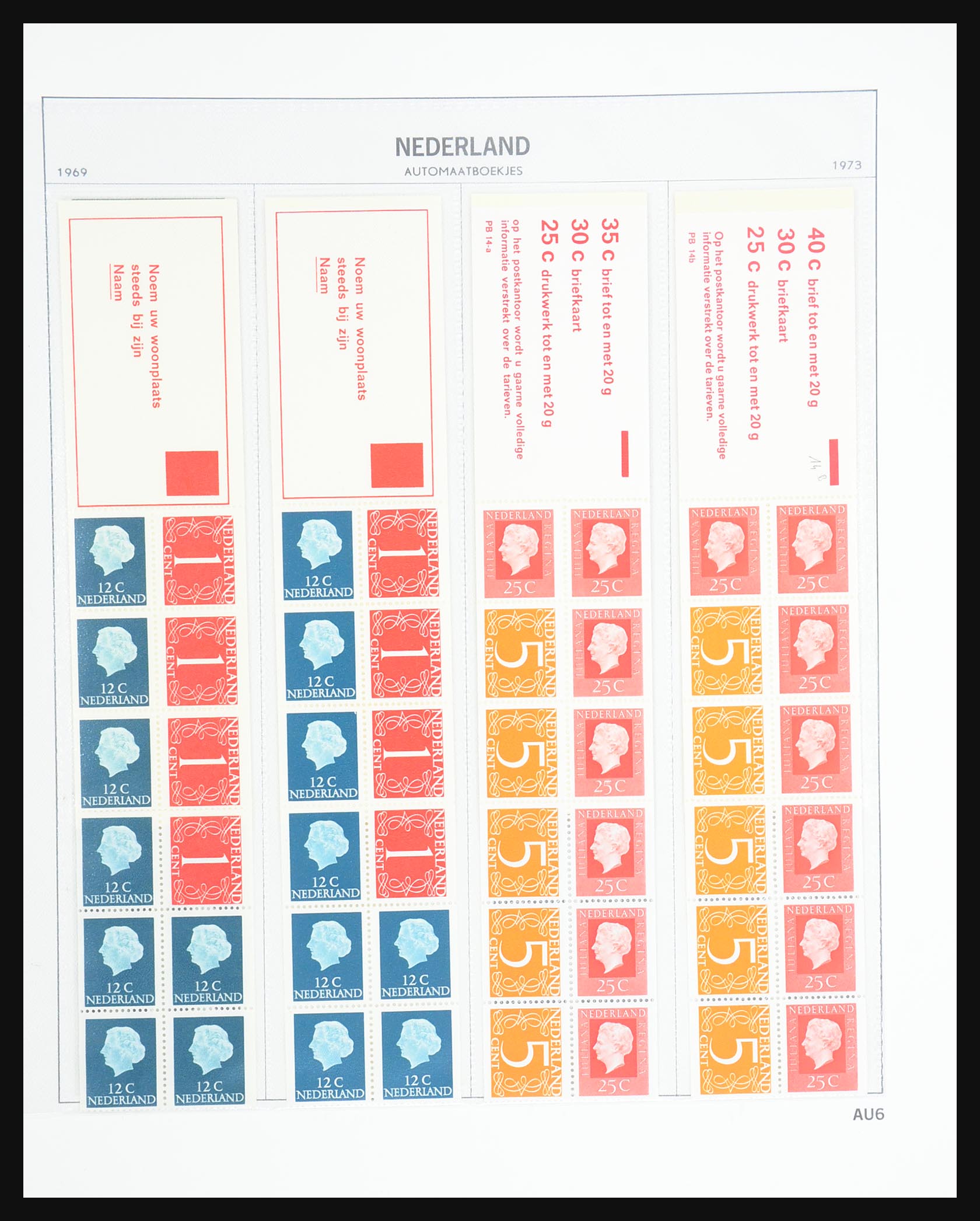 31317 008 - 31317 Nederland postzegelboekjes 1964-2000.