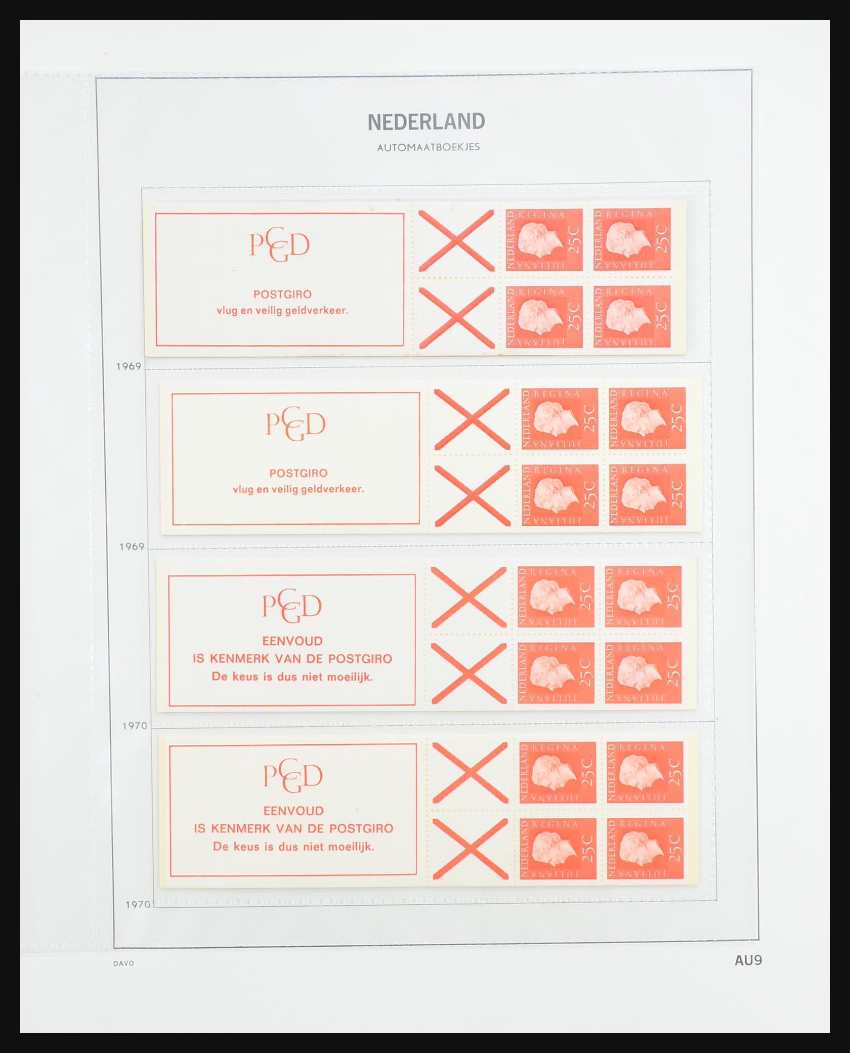 31317 011 - 31317 Nederland postzegelboekjes 1964-2000.