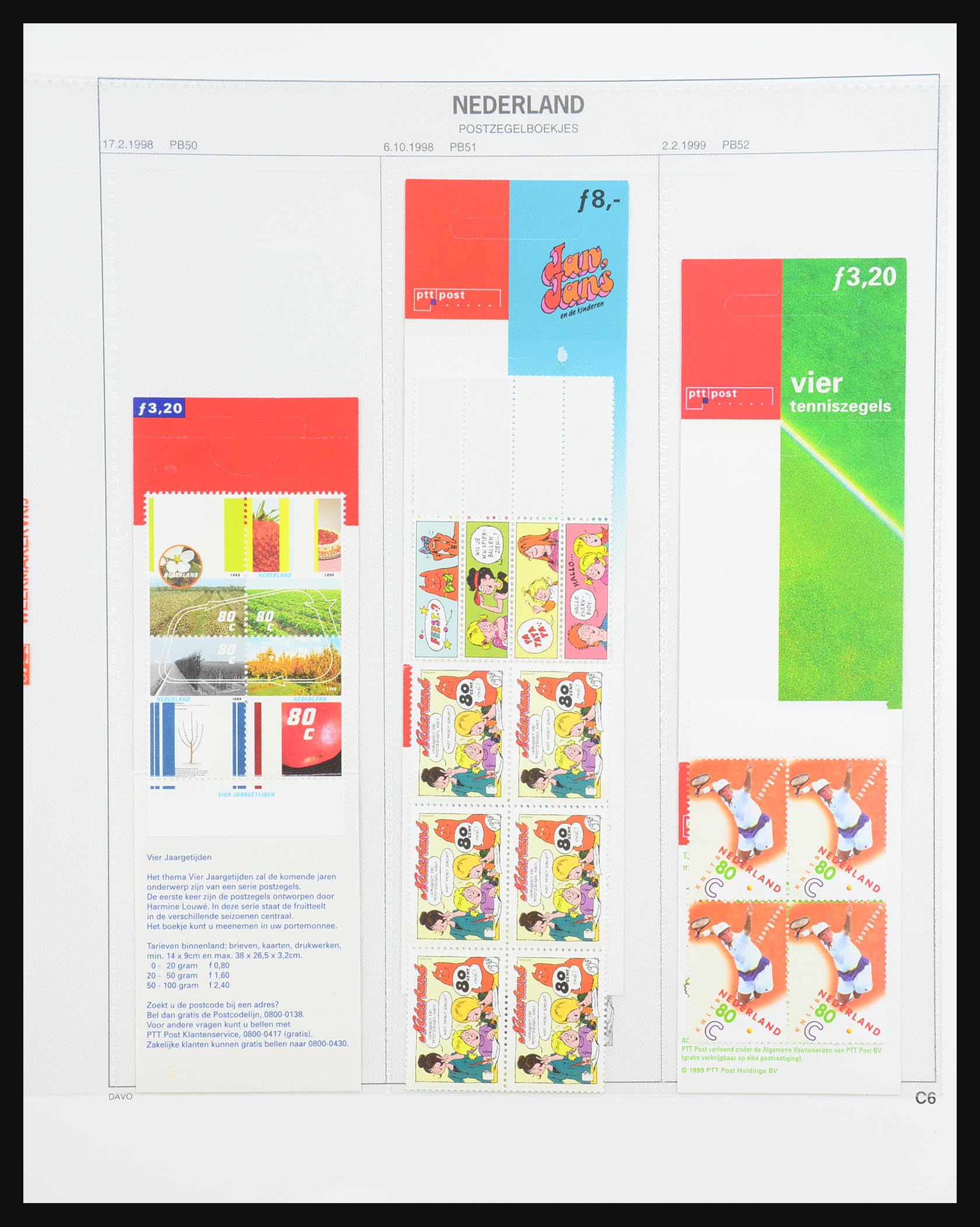 31317 031 - 31317 Nederland postzegelboekjes 1964-2000.