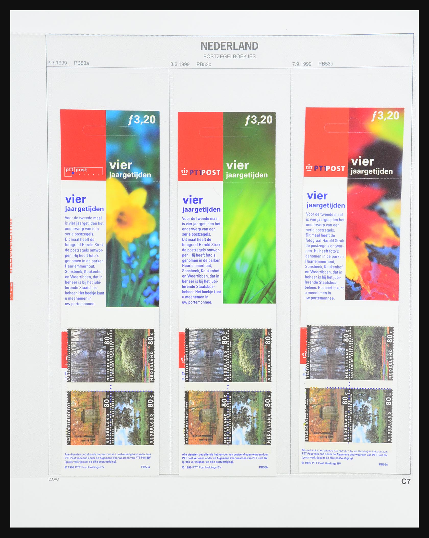 31317 032 - 31317 Netherlands stamp booklets 1964-2000.