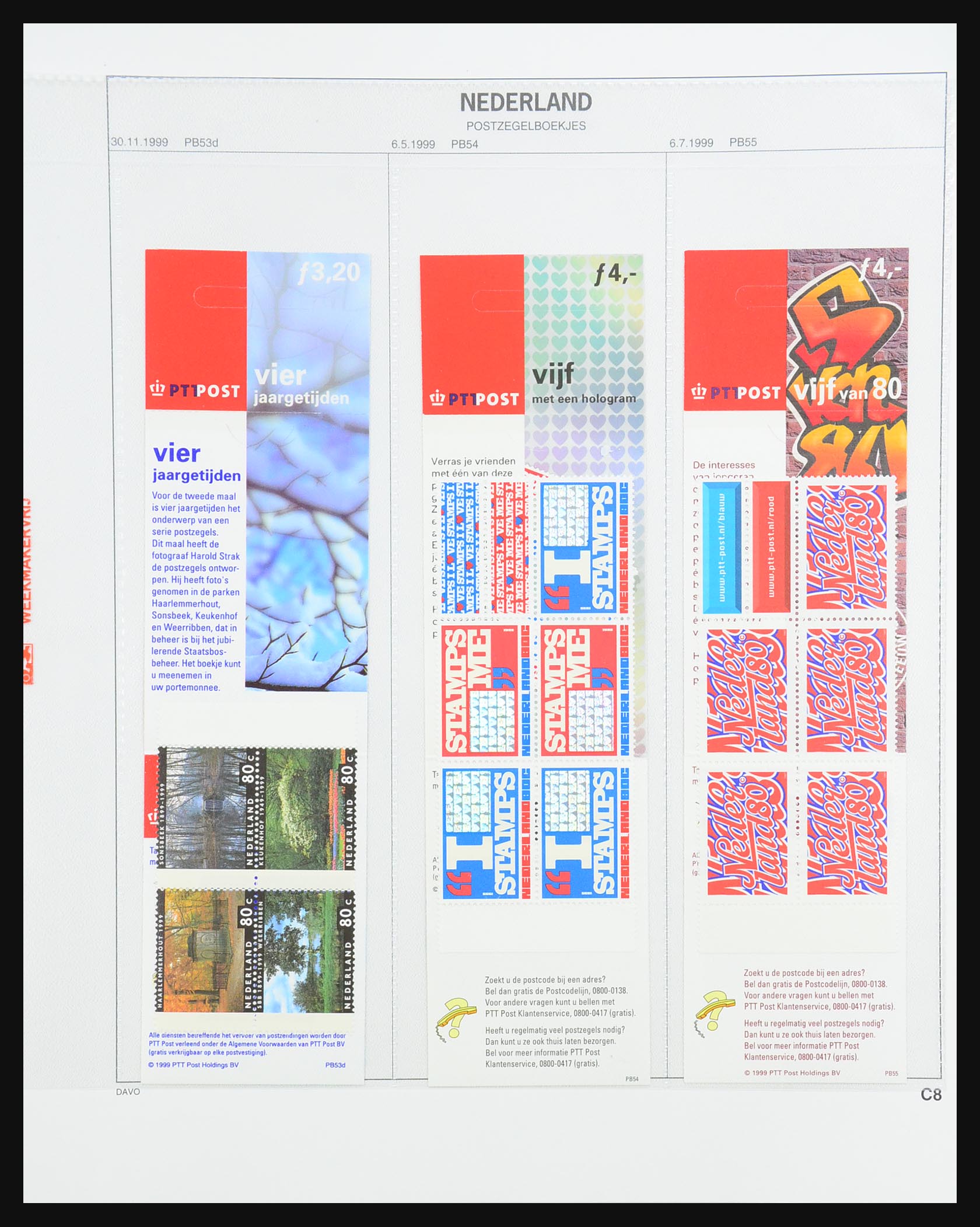 31317 033 - 31317 Netherlands stamp booklets 1964-2000.