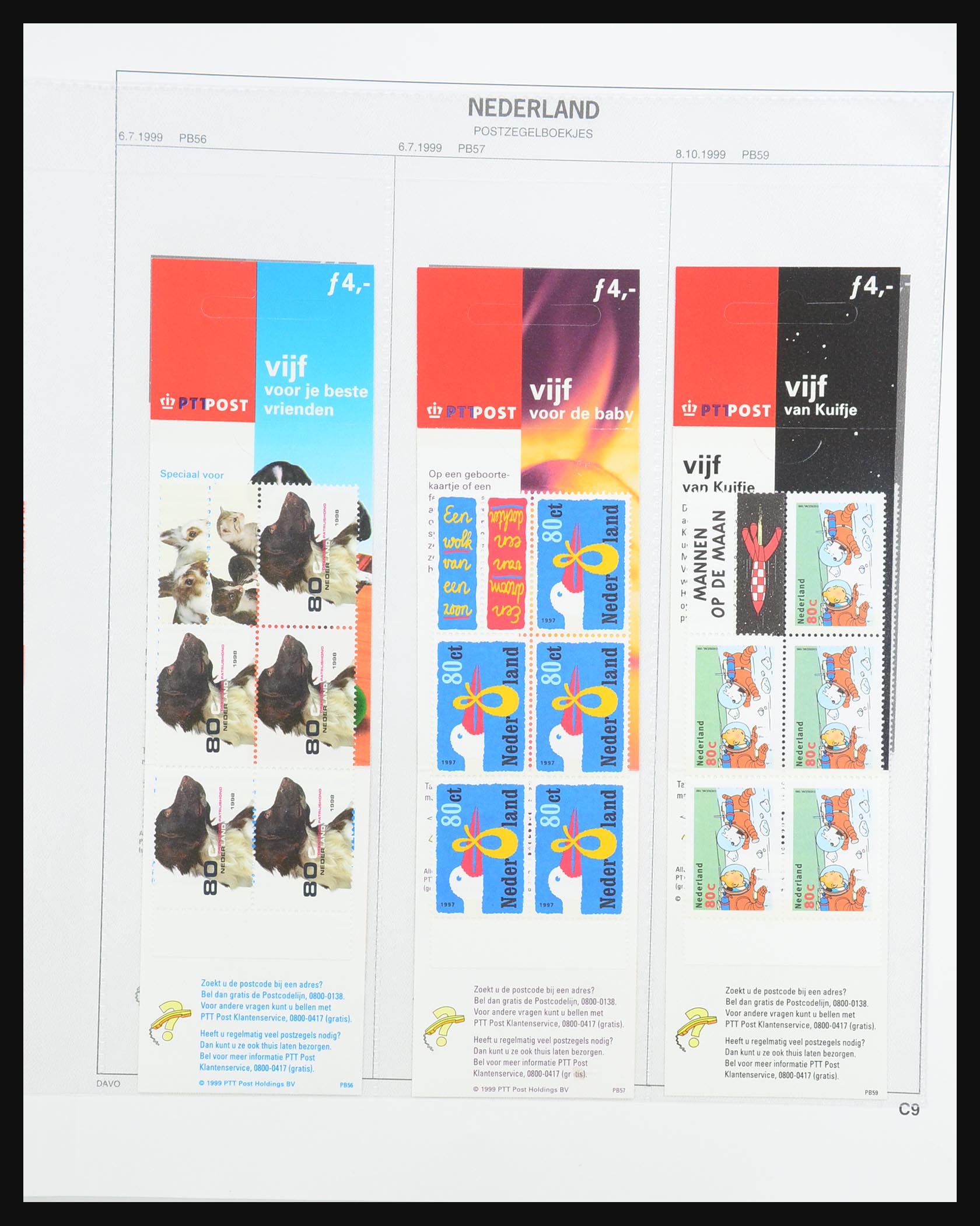 31317 034 - 31317 Nederland postzegelboekjes 1964-2000.
