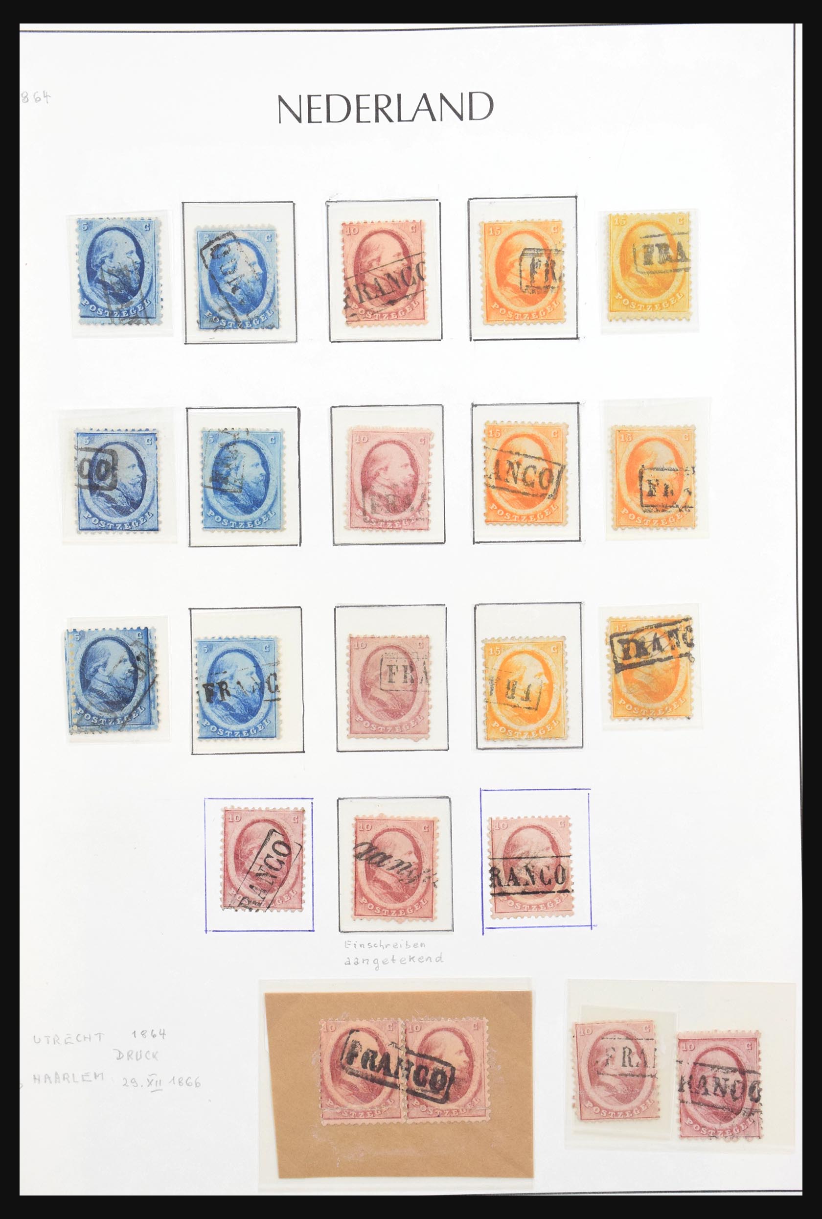 31320 008 - 31320 Netherlands 1852-1959.
