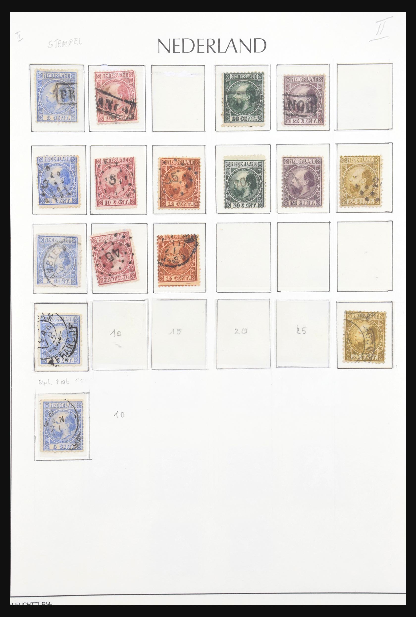 31320 012 - 31320 Netherlands 1852-1959.
