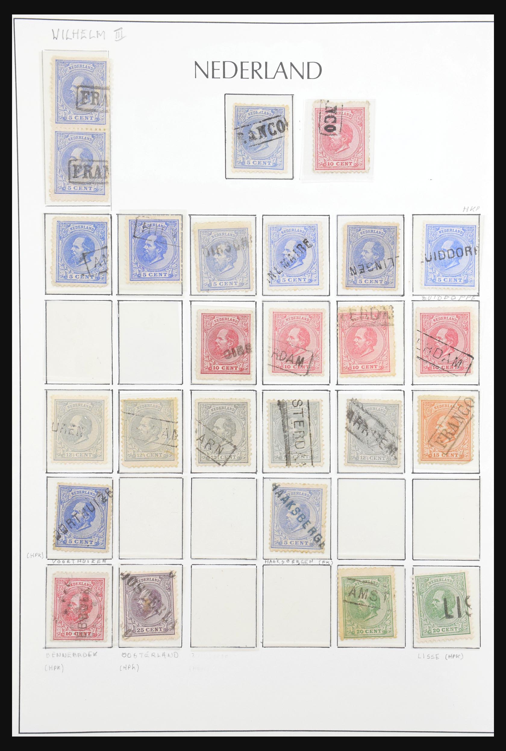 31320 017 - 31320 Netherlands 1852-1959.