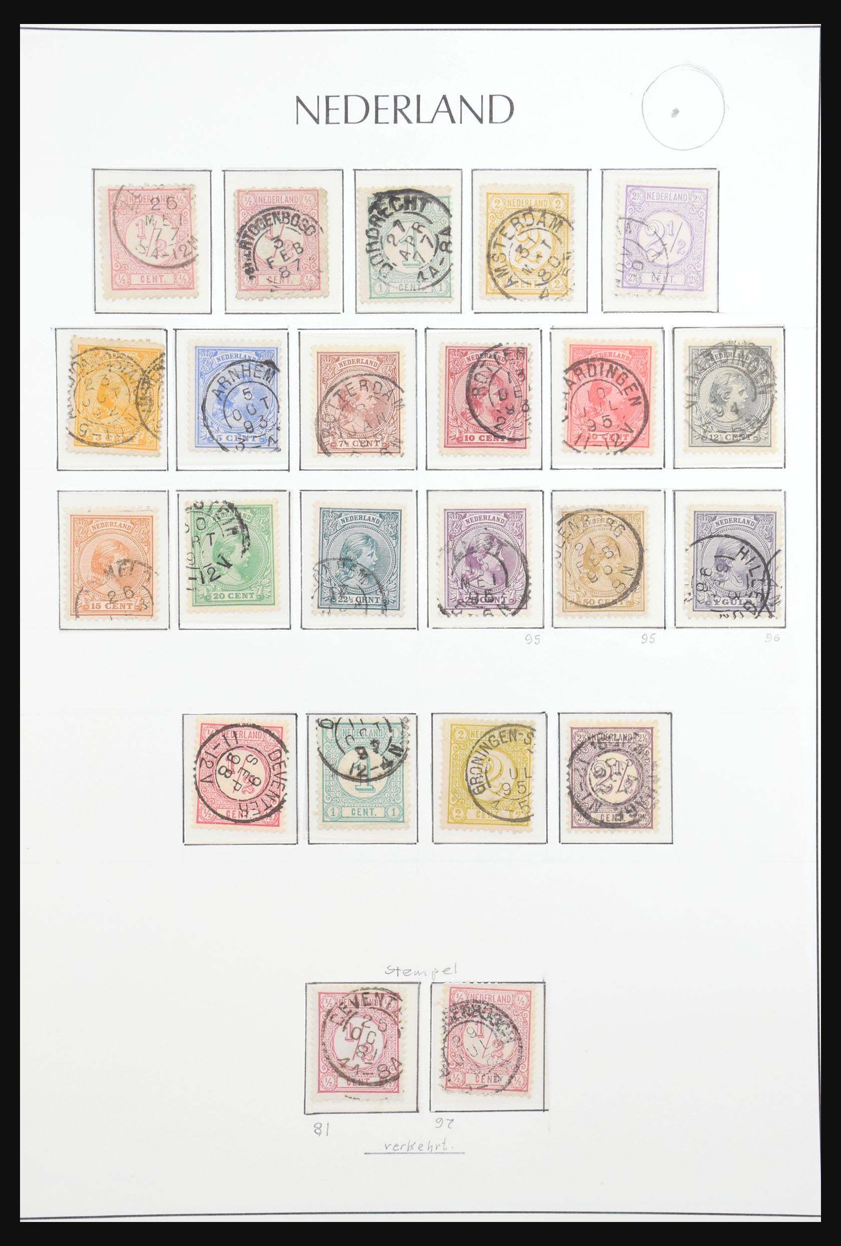 31320 048 - 31320 Netherlands 1852-1959.
