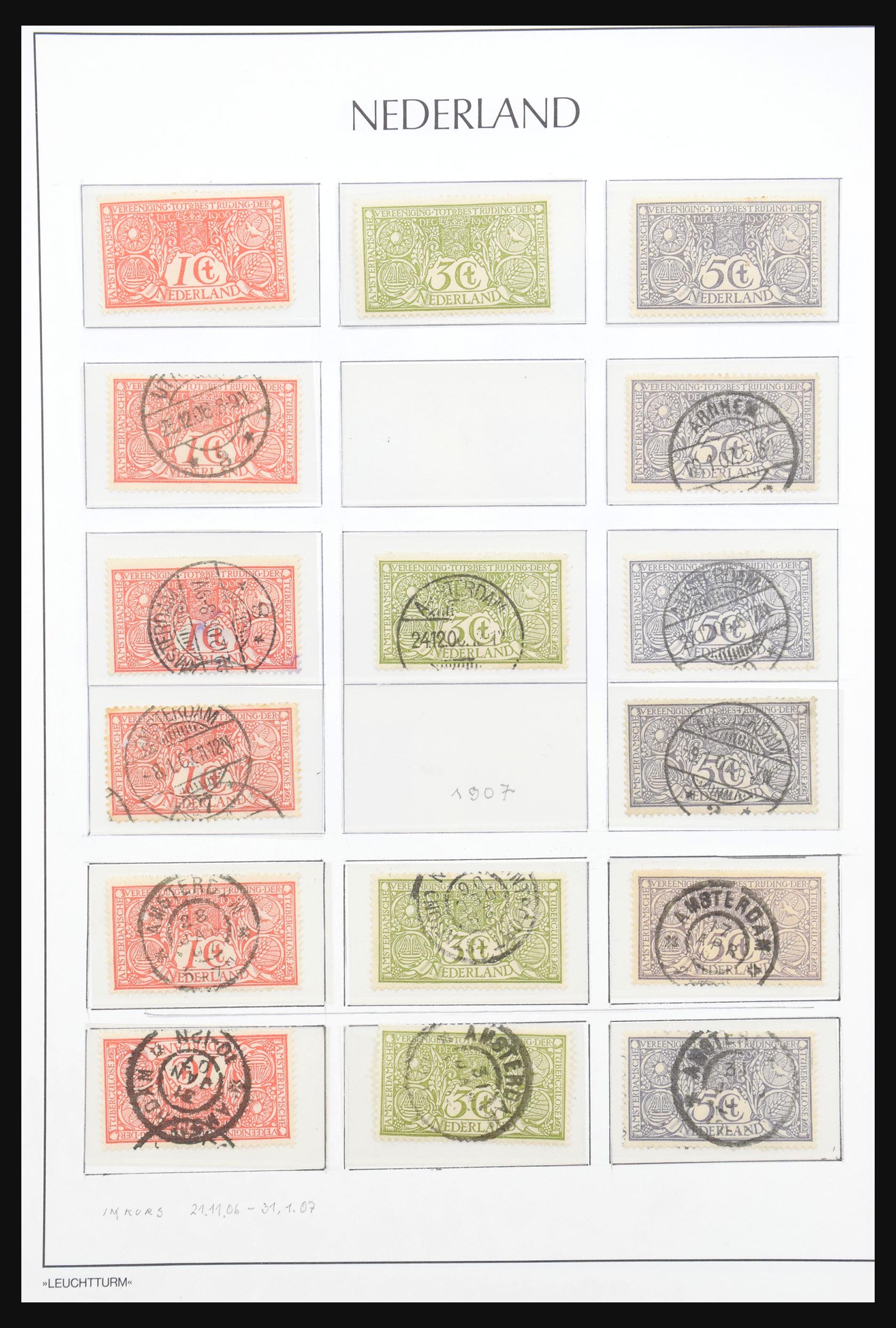 31320 078 - 31320 Netherlands 1852-1959.