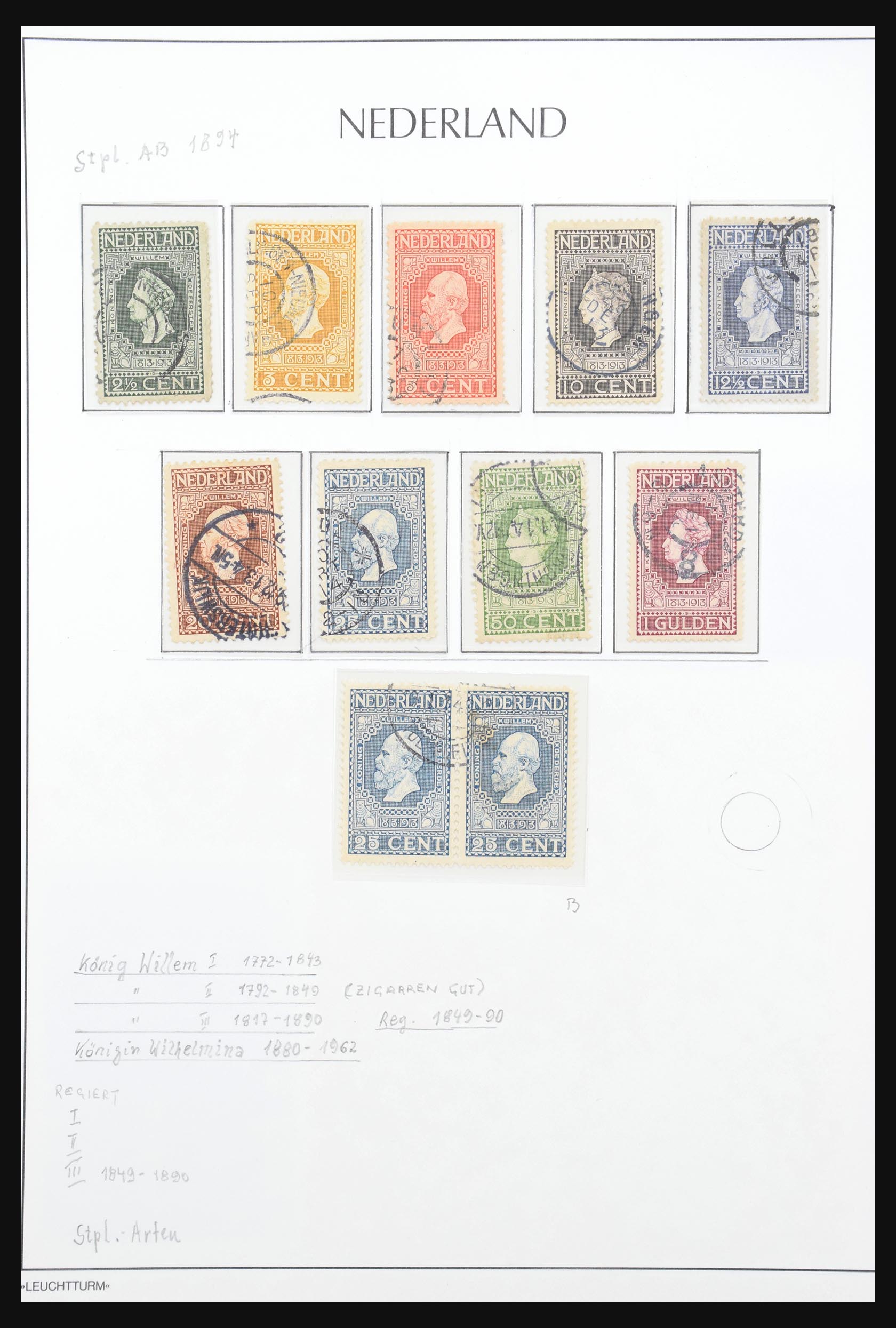 31320 084 - 31320 Netherlands 1852-1959.
